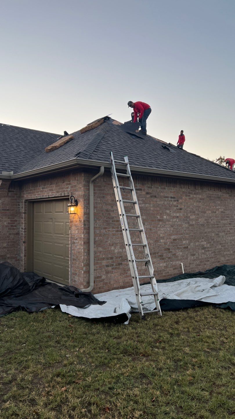 Residential Roofing Installation using GAF Natural Shadow  by A & H Roofing and Contracting