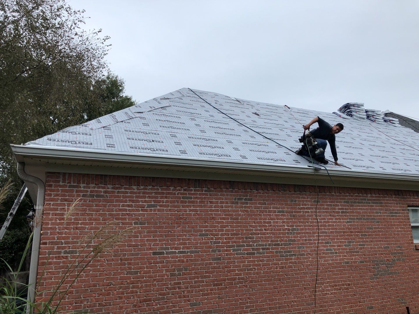 Residential Roofing Installation using Roof Replacement by American Roofing & Construction LLC