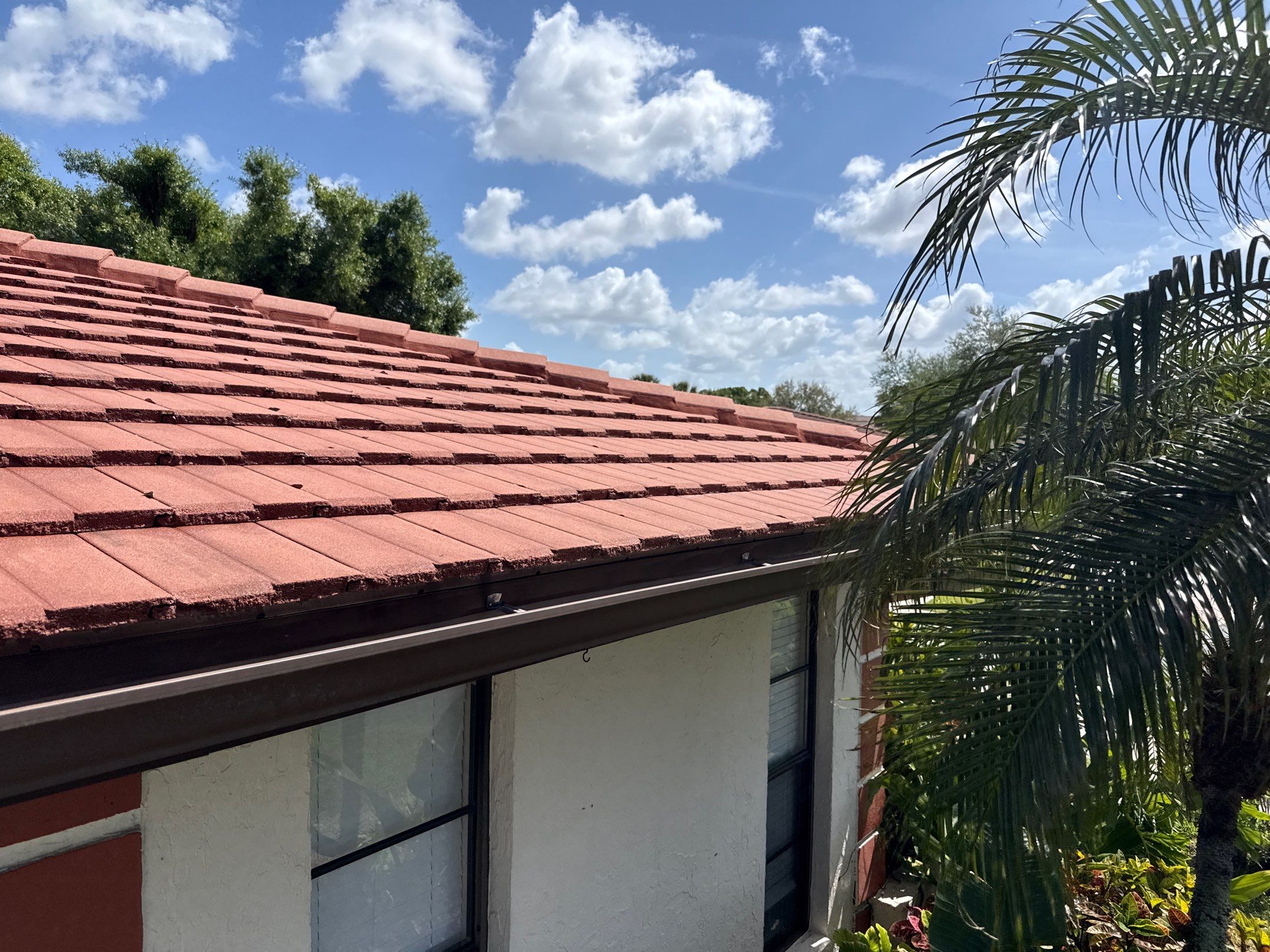 Tile Roof Cleaning in Vivienda at Bradenton, FL | No Roof Walking Method by Sunshine AquaWash