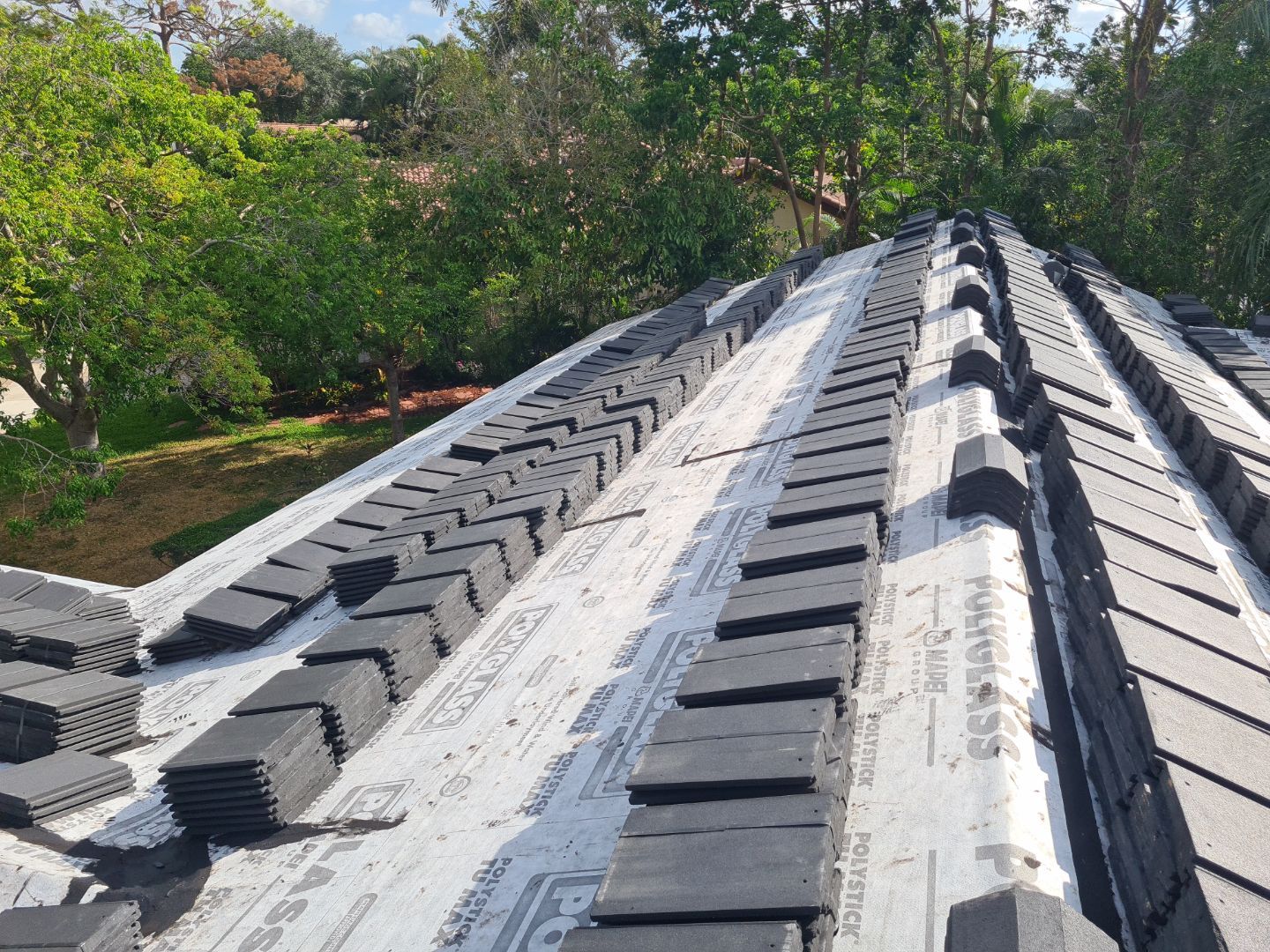 Residential Roofing Installation using Eagle Roofing Tile by BLUES BROTHERS ROOFING