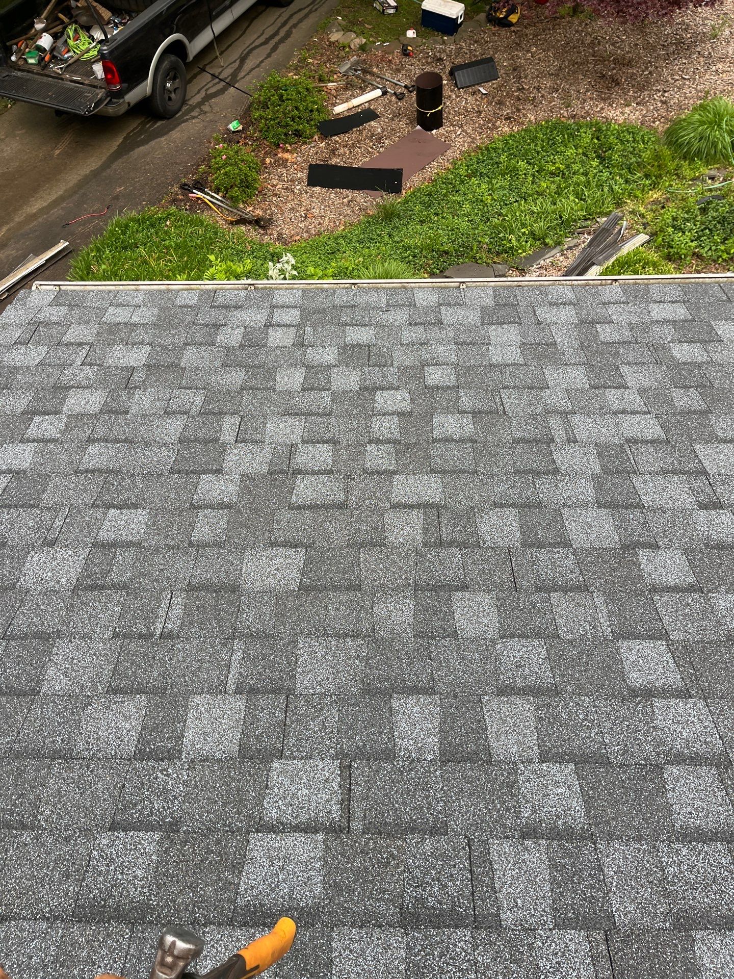 Oakton: Roof Replacement With CertainTeed Landmark Designer Shingles in Pewter by RM Banning, Inc.