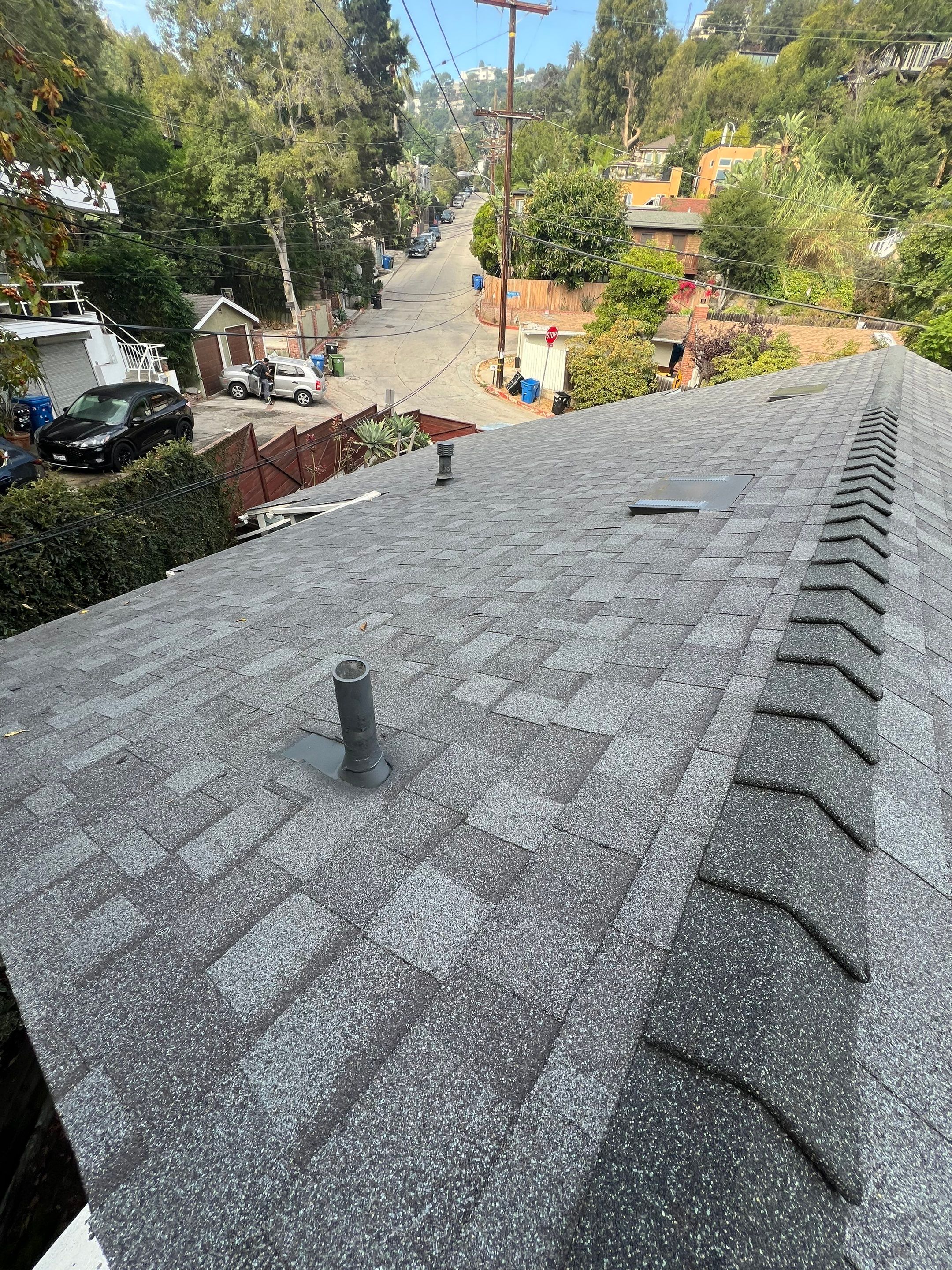 Residential Roofing Installation using Shingles and Silicone by Hull Brothers Roofing