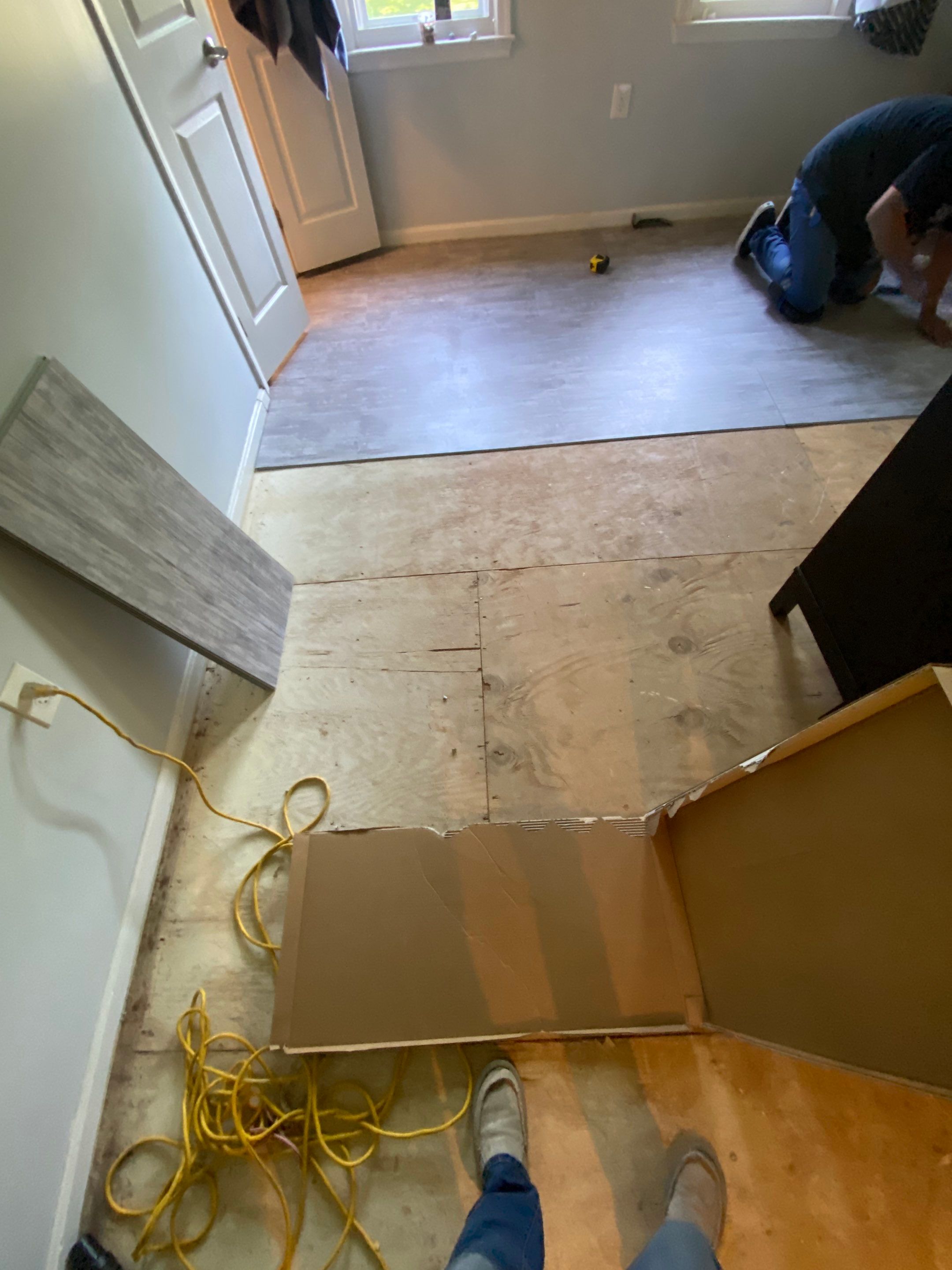 LVP flooring install by The Smet Companies, LLC