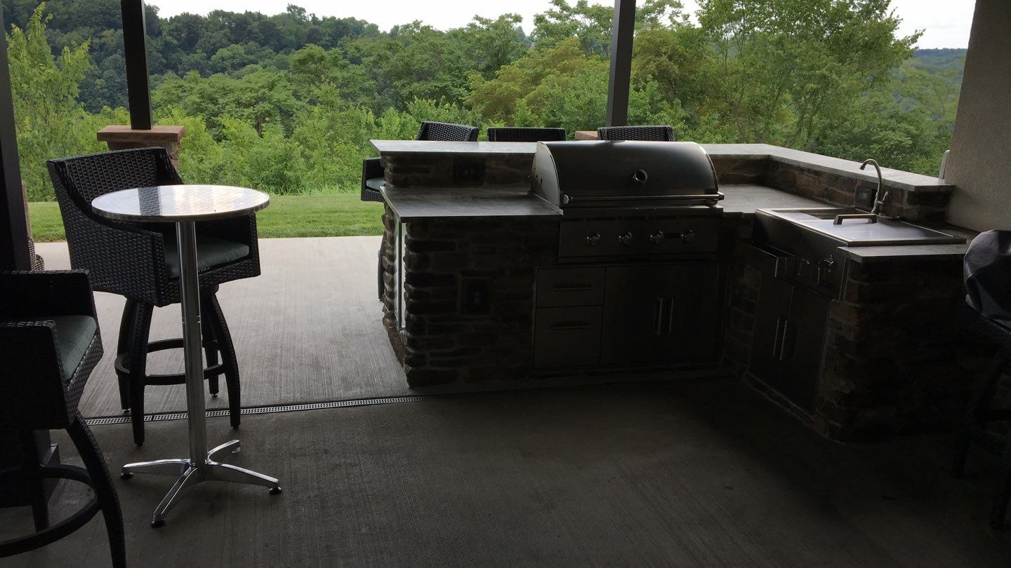 Large Patio + Garage Project in Moon Township by Floors in a Day, Inc