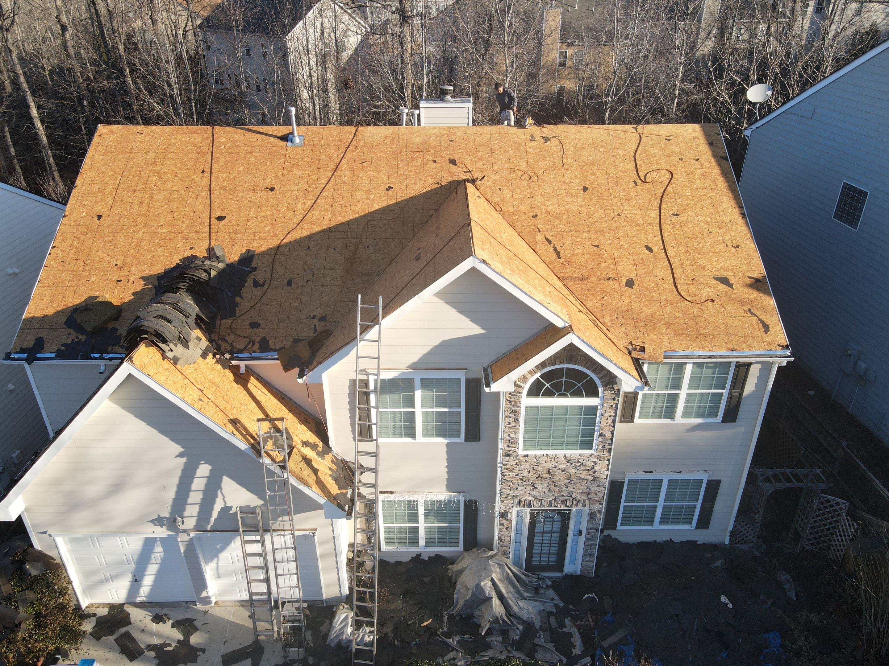 Residential Roofing Installation using Owens Corning by Inspector Roofing and Restoration