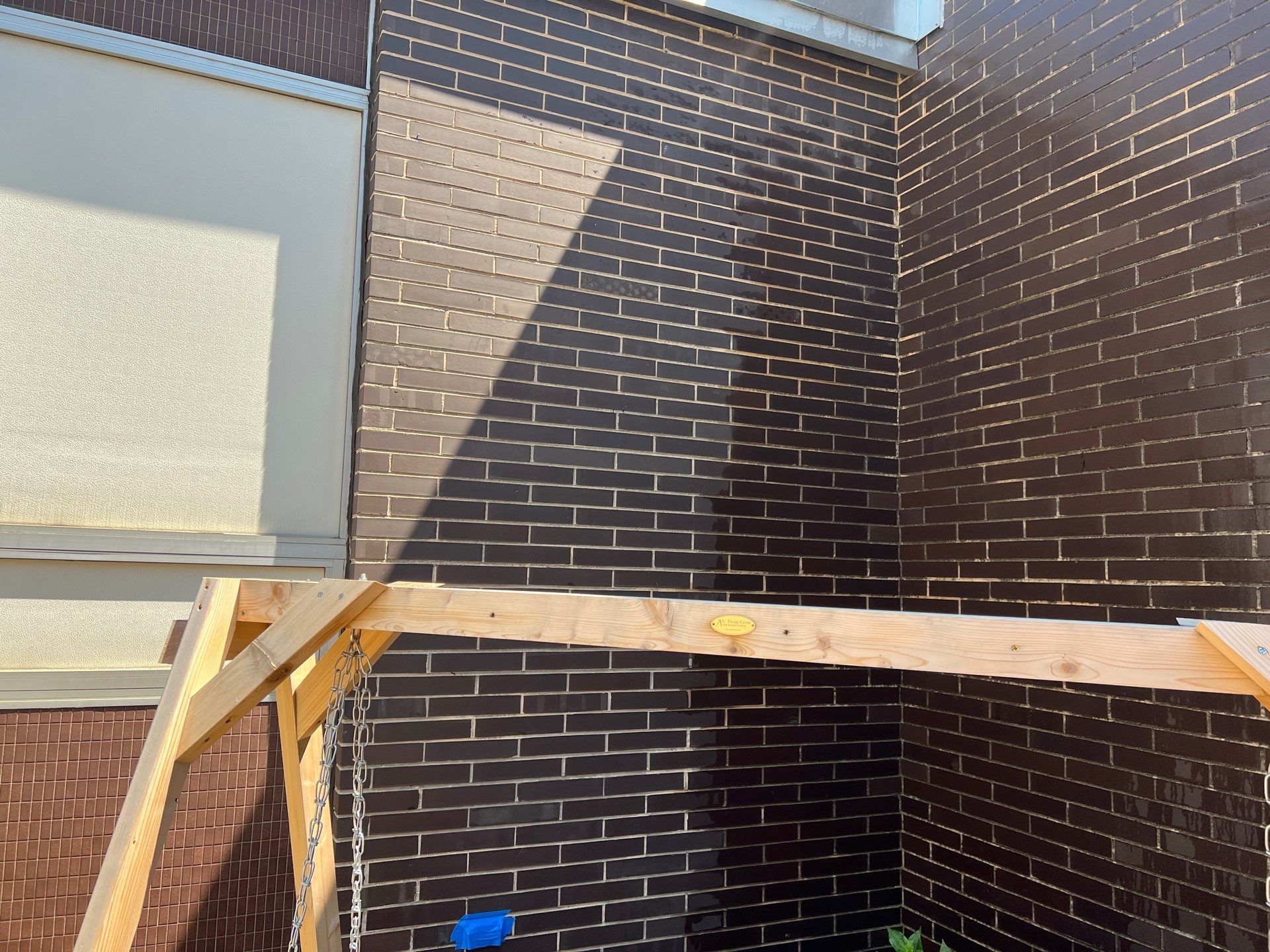 commercial pressure washing using Algaecide, soft wash soap by Northern Power Washing LLC.