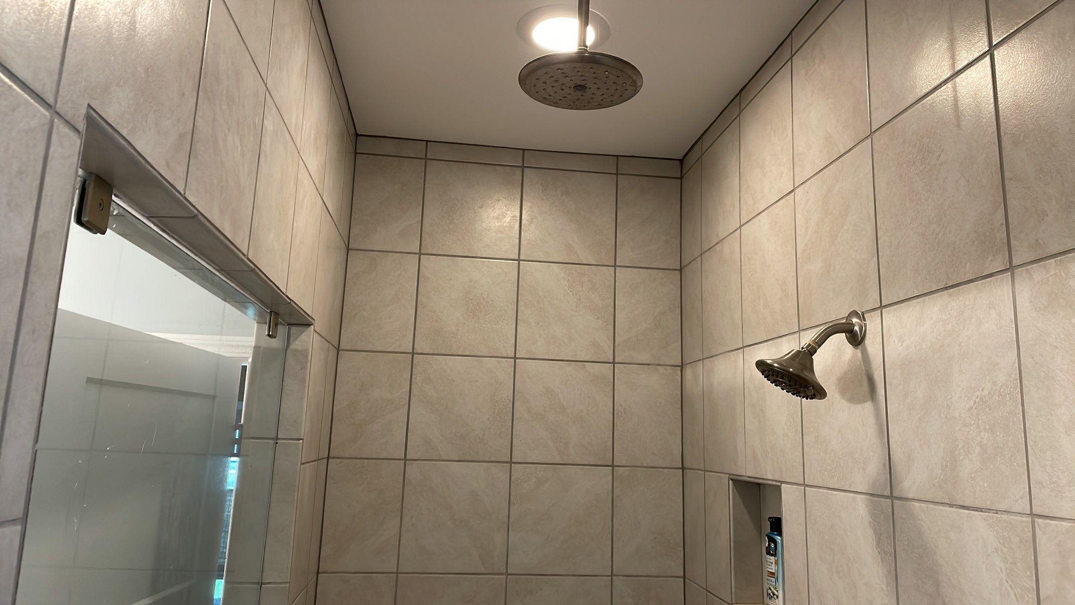 Bathroom Remodel using Decorative Tile by Footprints Floors of Coastal Carolina