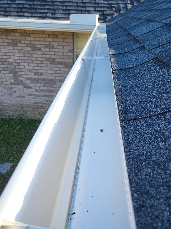 Gutter Installation using K-Style Seamless Gutters by Gutter Professors