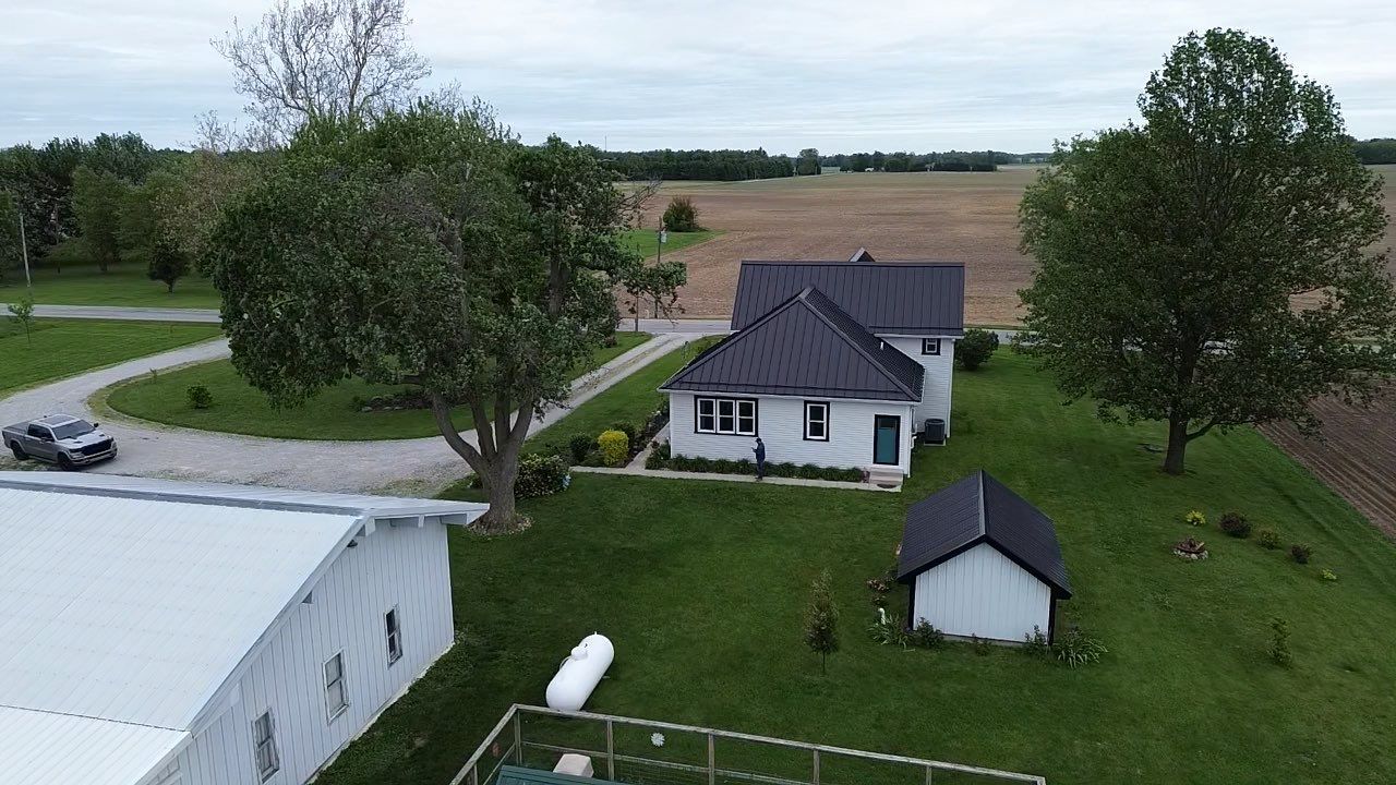 Standing Seam Metal Roof Transformation in Atlanta, IN by 4Ever Metal Roofing