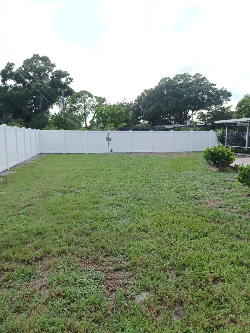 Sarasota, FL 6ft. Tall White Vinyl Privacy Fence by Asap fence and gates, LLC