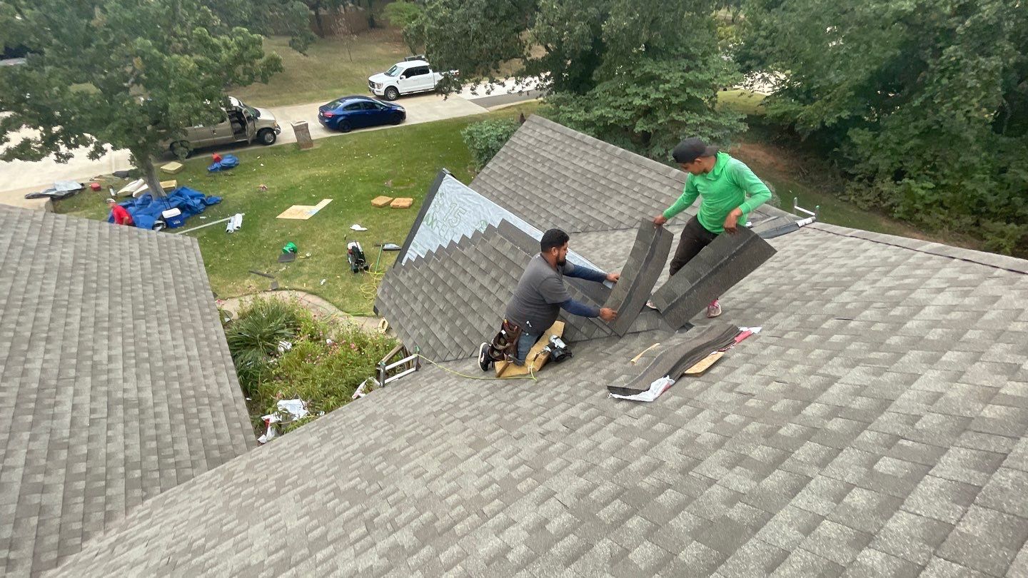 Residential Roofing Installation using GAF Natural Shadow  by A & H Roofing and Contracting