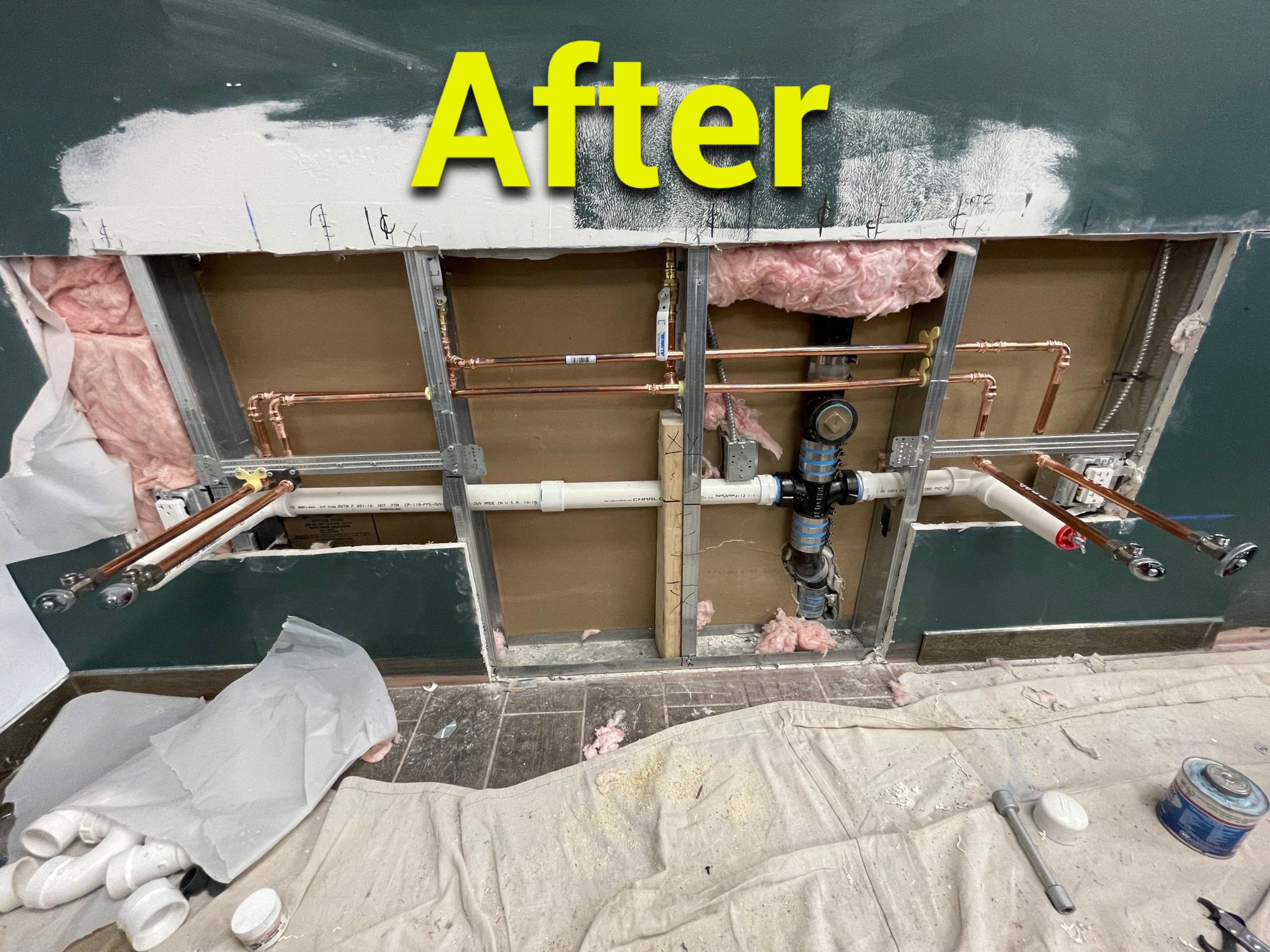 Hair Washing Sink Installation by Stake Plumbing and Heating