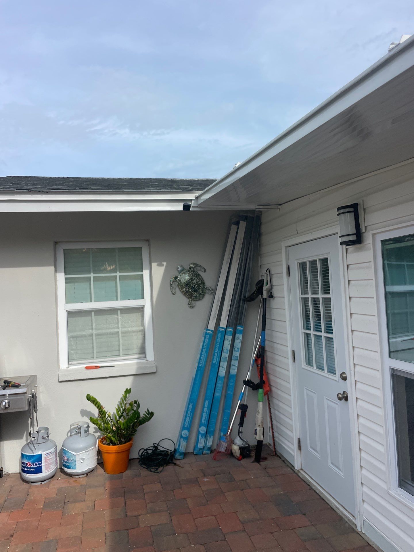 6-inch K-Style Gutter Installation in Sarasota FL by Gutter Professors