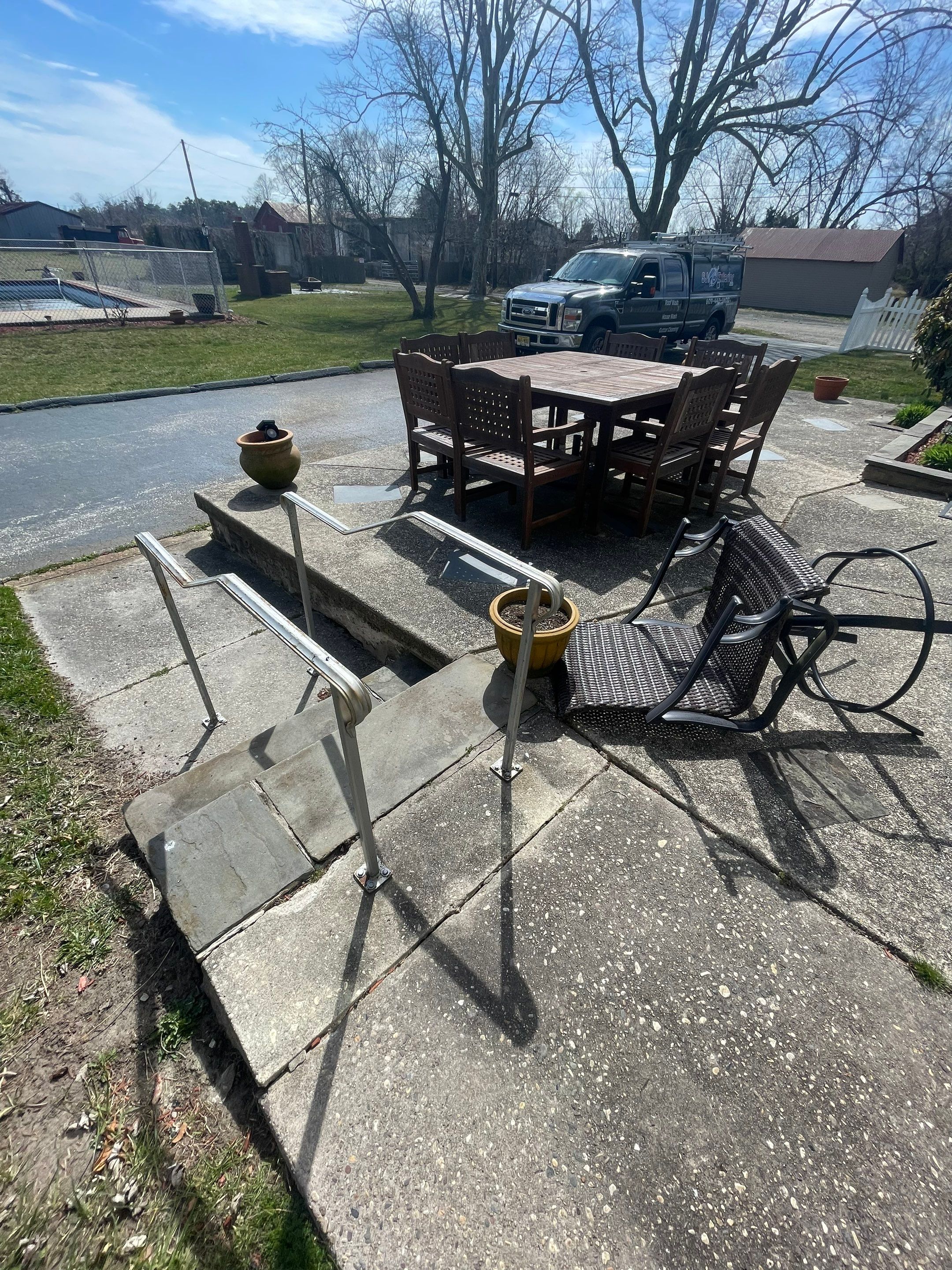 House, Pool & Rear Patio, Garage & Fence by SJ Exterior