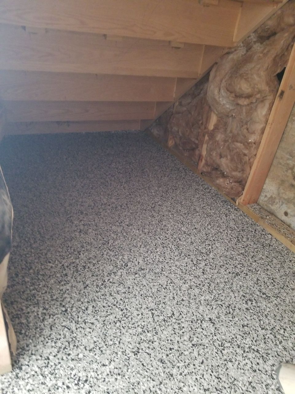 Garage Floor Coating in Penntek Domino by Spectrum Painting, LLC