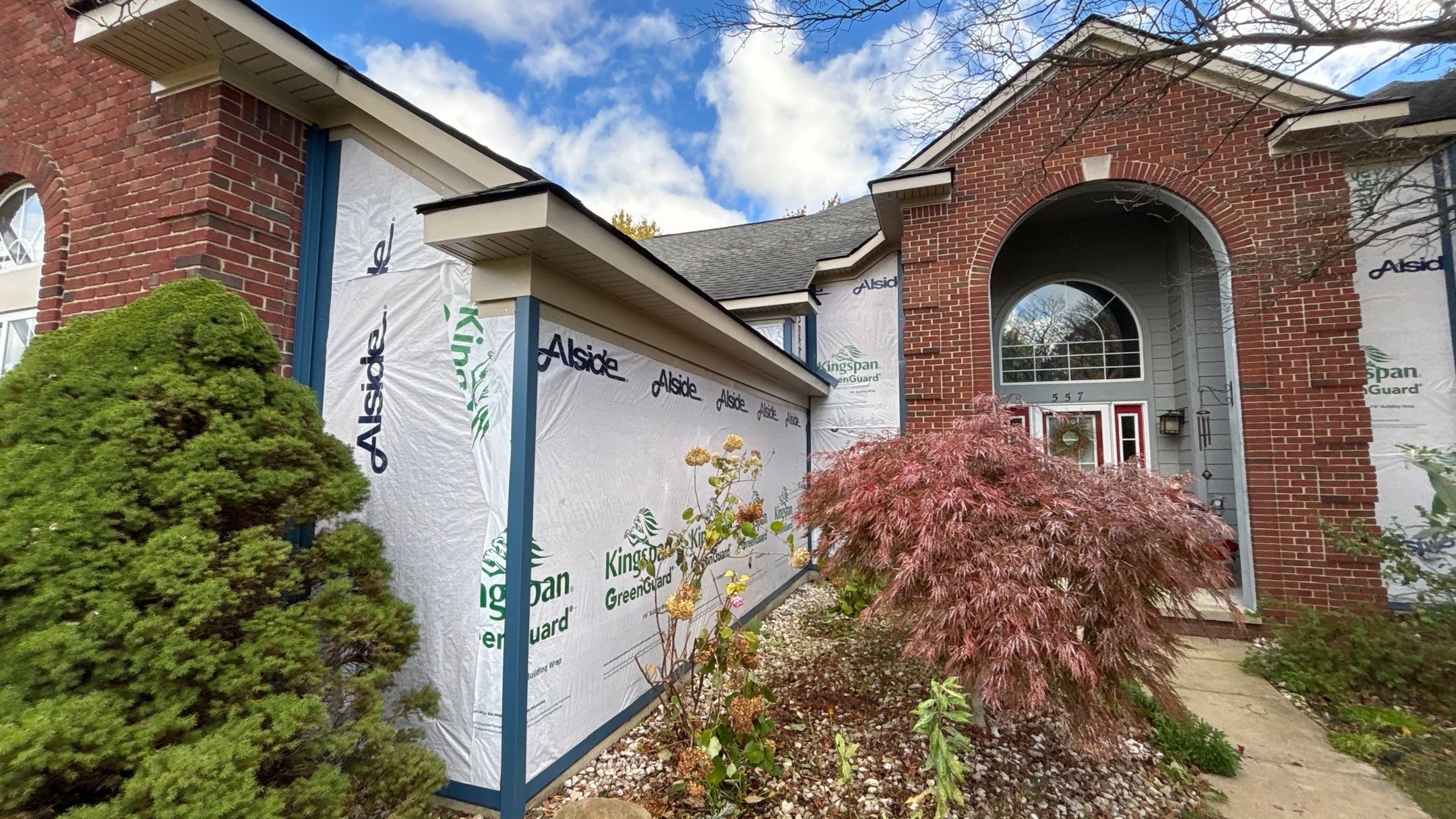 Siding Replacement using Ascend Laguna Blue by 180 Contractors