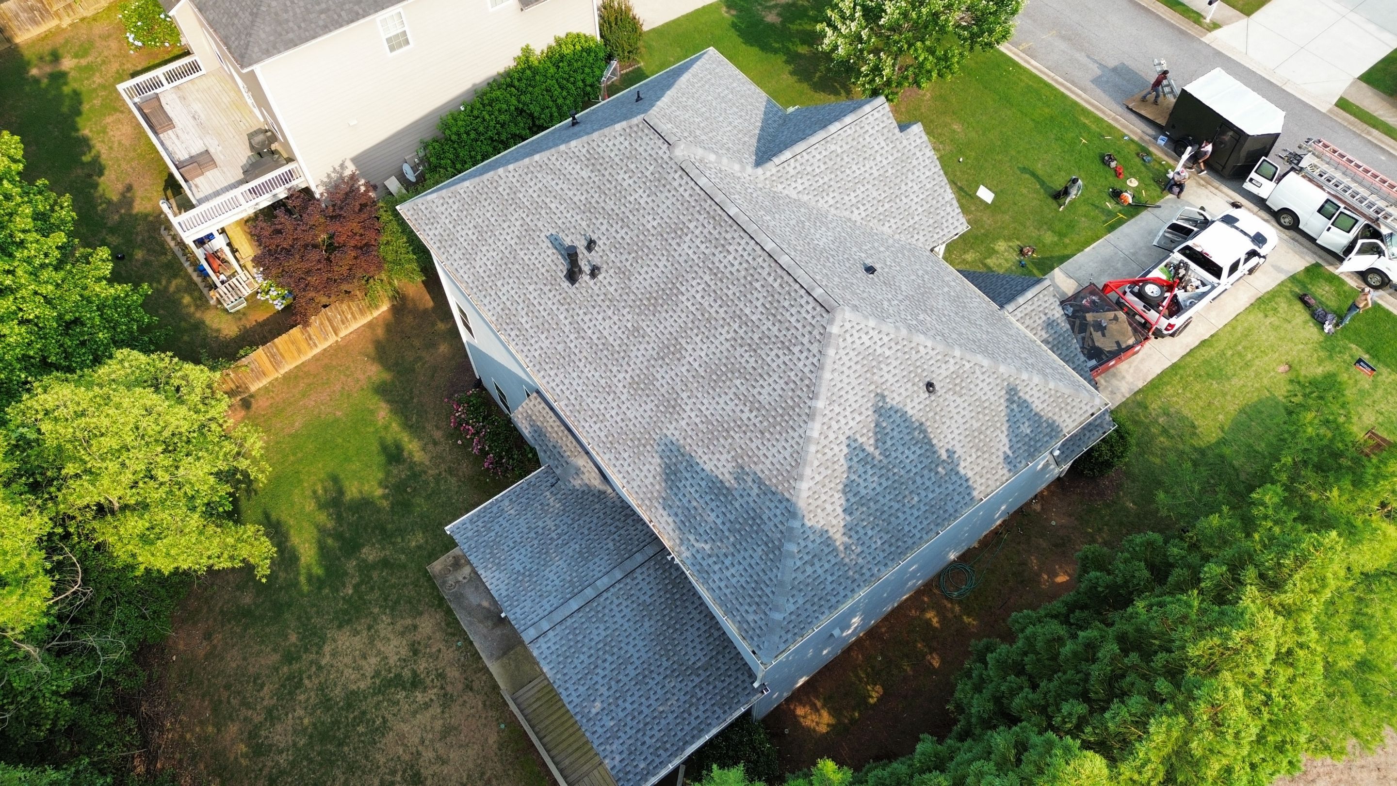 Cumming, GA Roof Replacement GAF Timberline HDZ Pewter Gray by Reset Roofing
