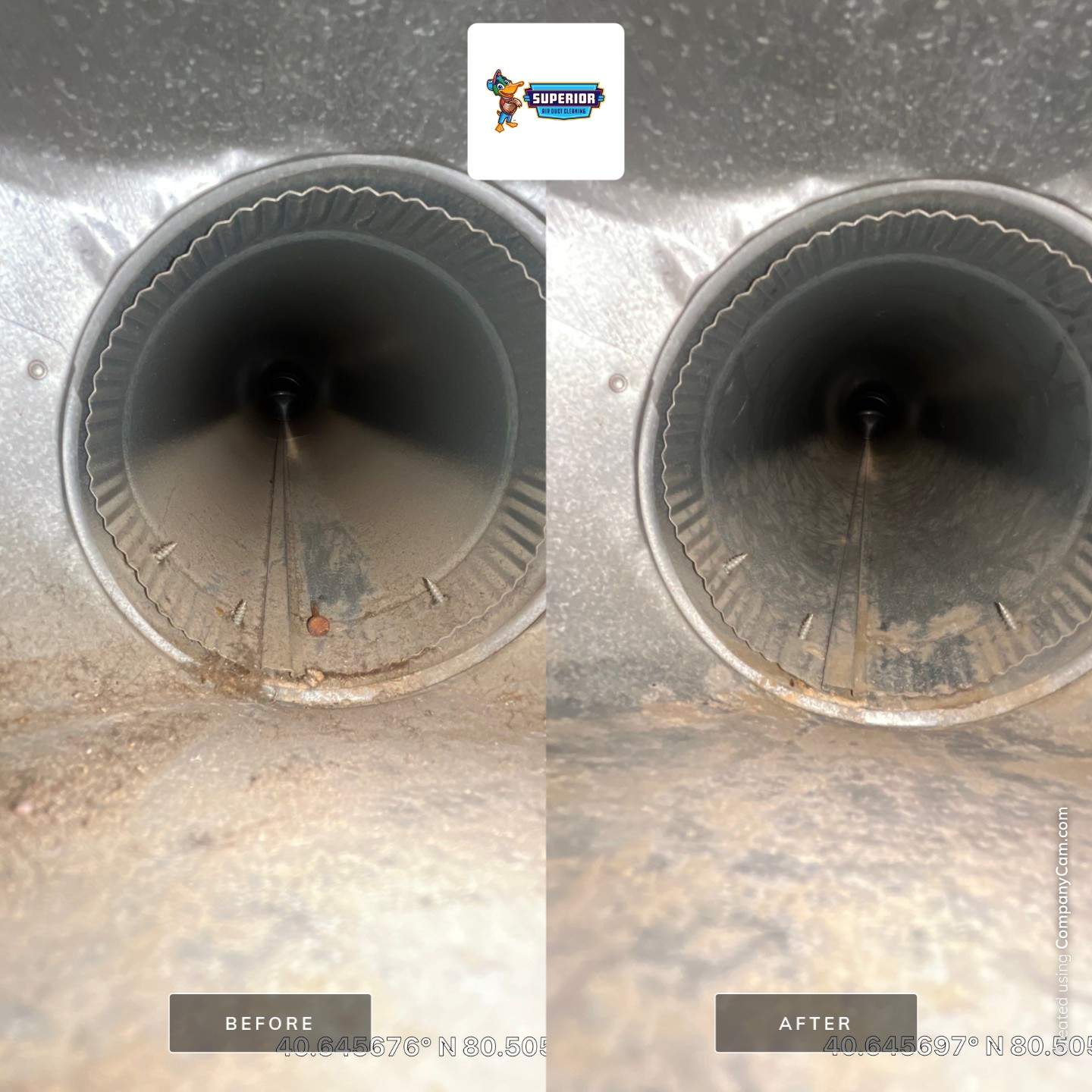 Air Duct Cleaning With a Vacuum Truck in Midland, PA by Superior Air Duct Cleaning