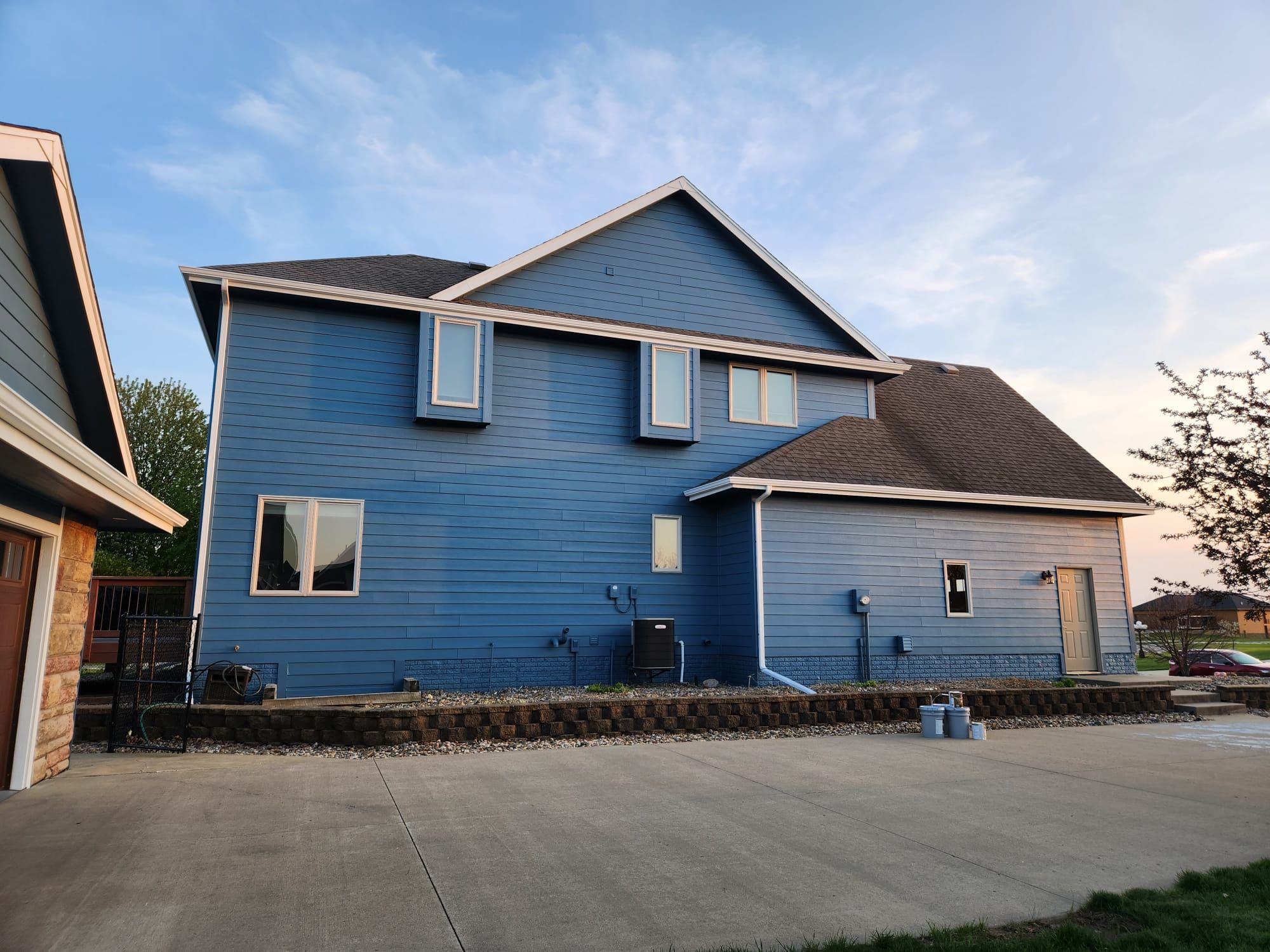 Exterior house painting color change by Cutting edge painting 