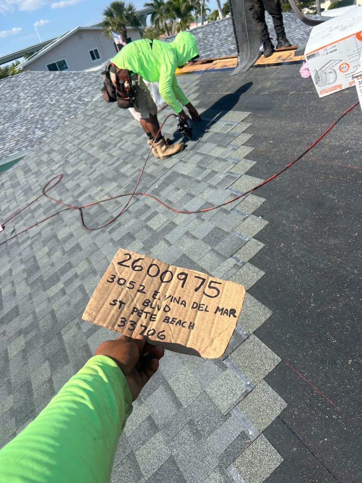 Project in St. Pete Beach 33706 by Mitchell Roofing Company LLC 