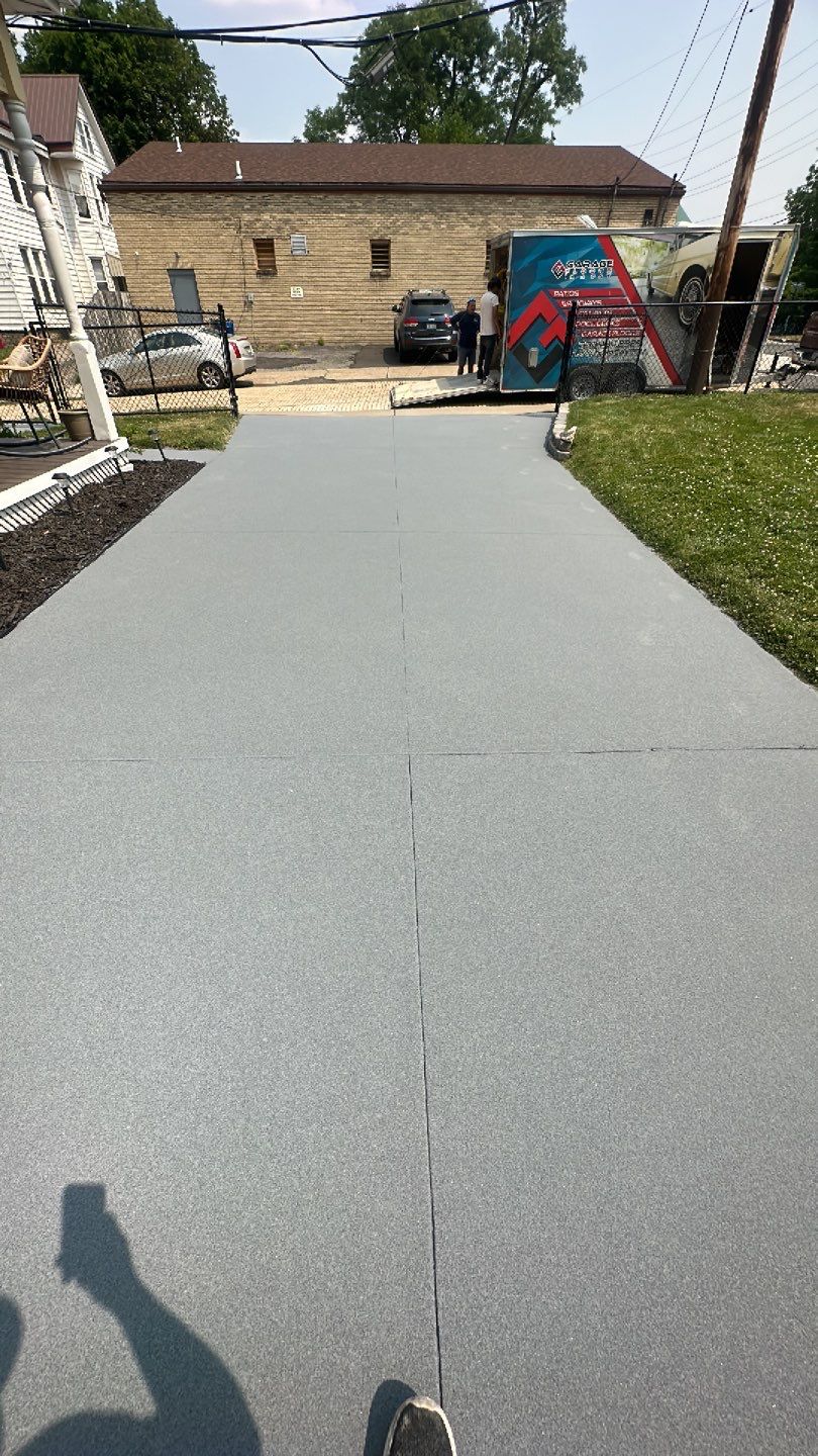 Driveway Project in Pittsburgh by Floors in a Day, Inc