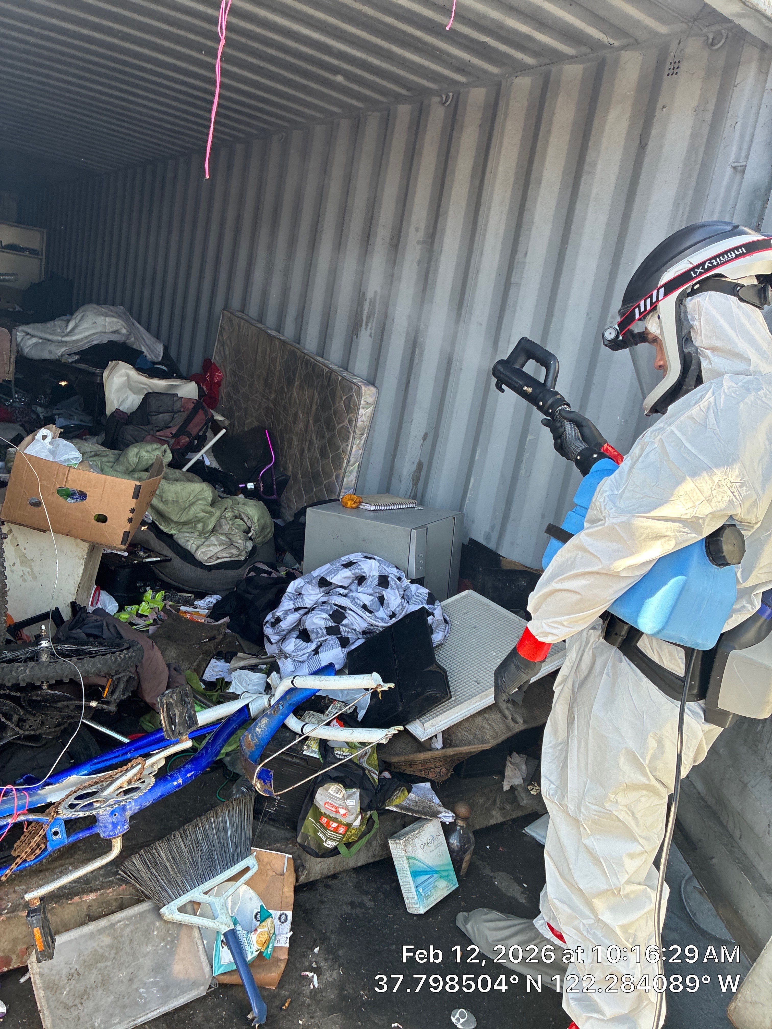 Project in Oakland by 911 Hazmat Cleanup 