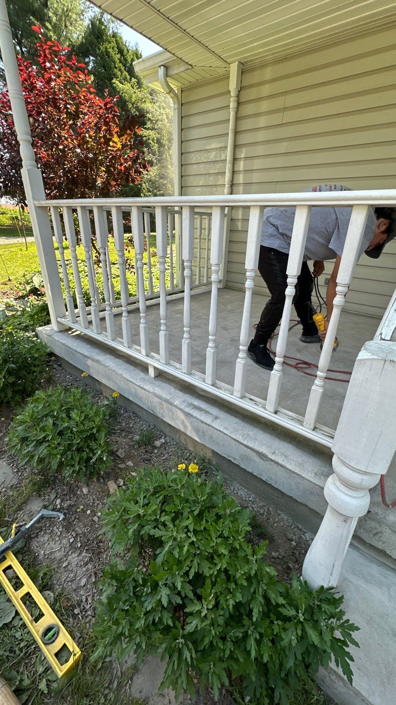 Porch & Steps Project in Renfrew by Floors in a Day, Inc