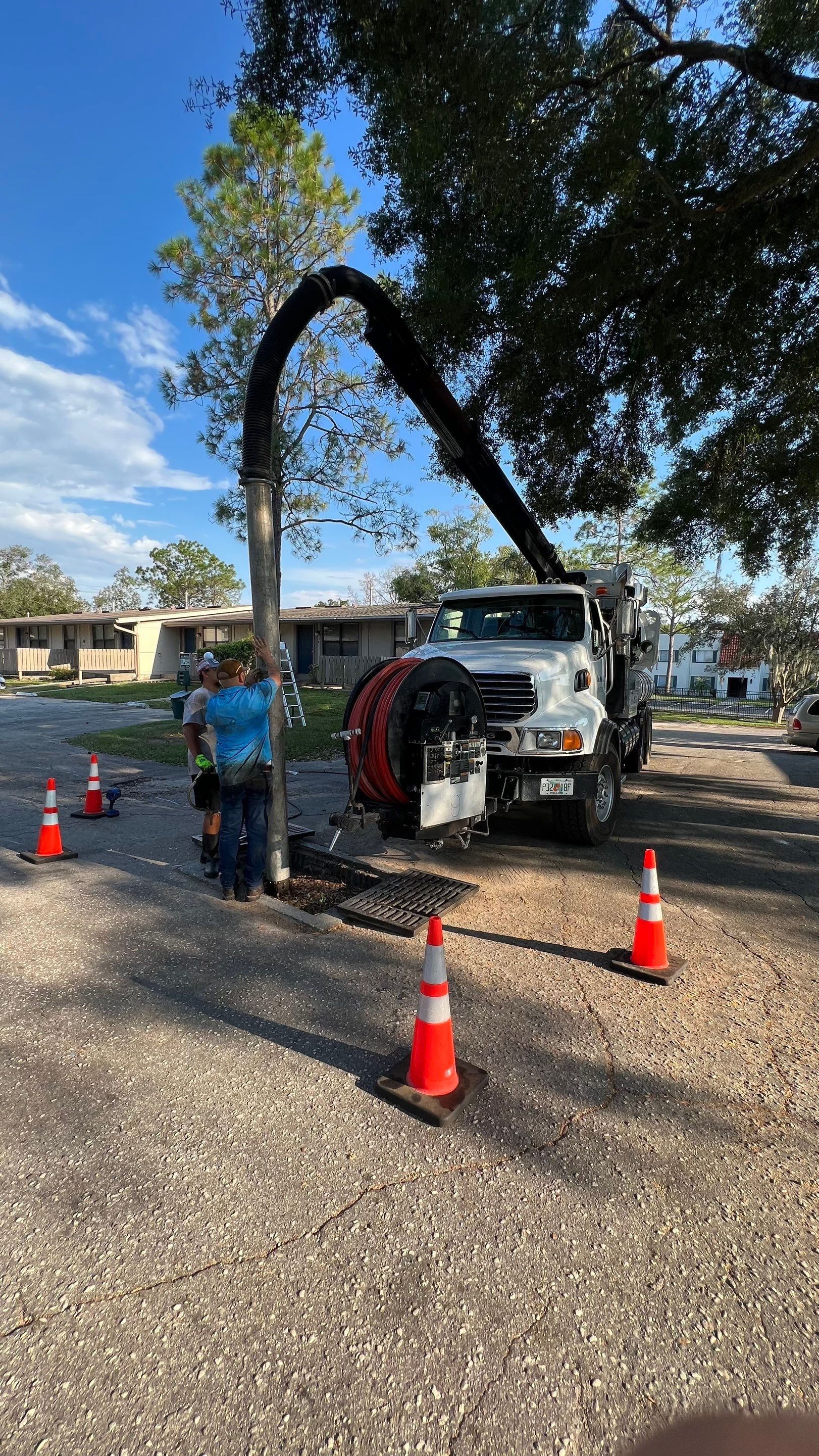 Apartment Complex Storm Water System Cleaning and Maintenance by Don Mar, Inc. Storm Water Solutions