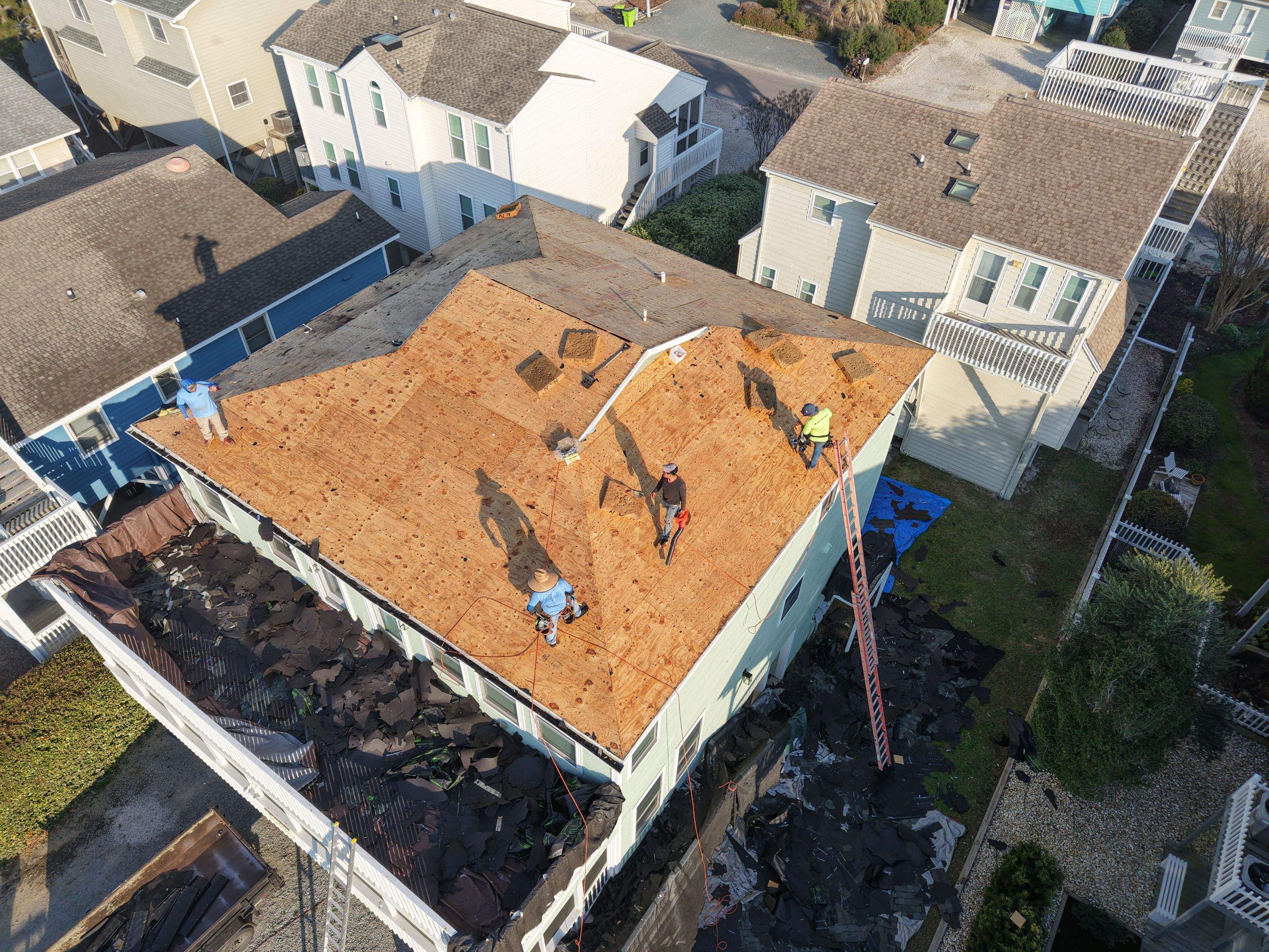 FORTIFIED Roof Replacement using CertainTeed Landmark Pro Max Def Georgetown Gray in Sunset Beach, NC by RGR Construction and Roofing, LLC