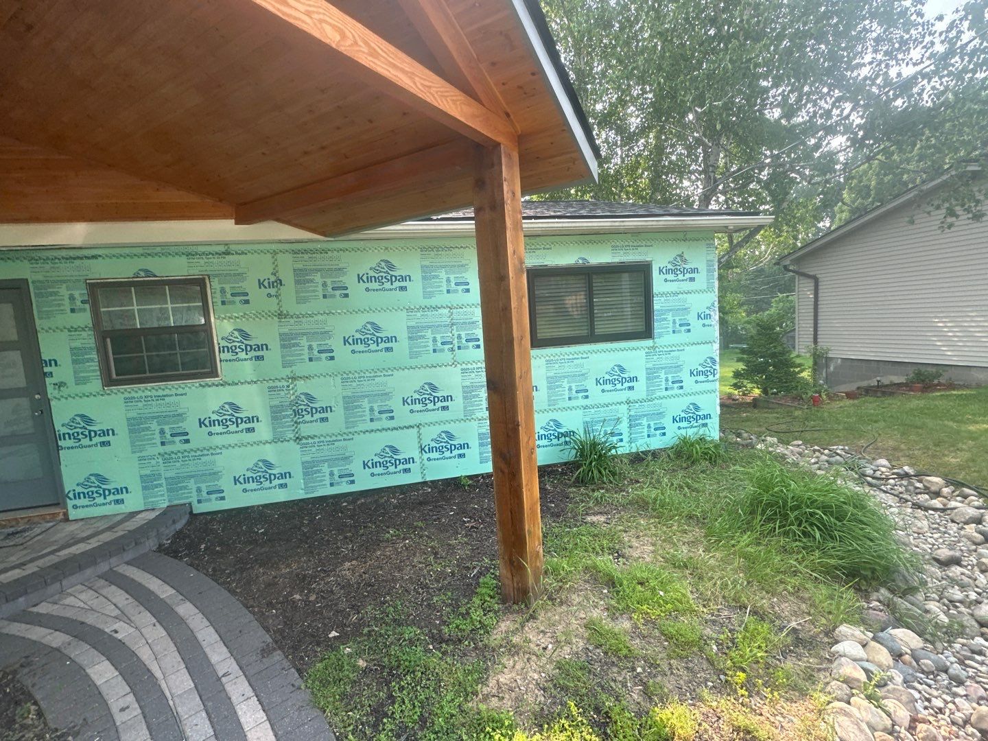 Siding Replacement using Alside Gray Oak by 180 Contractors