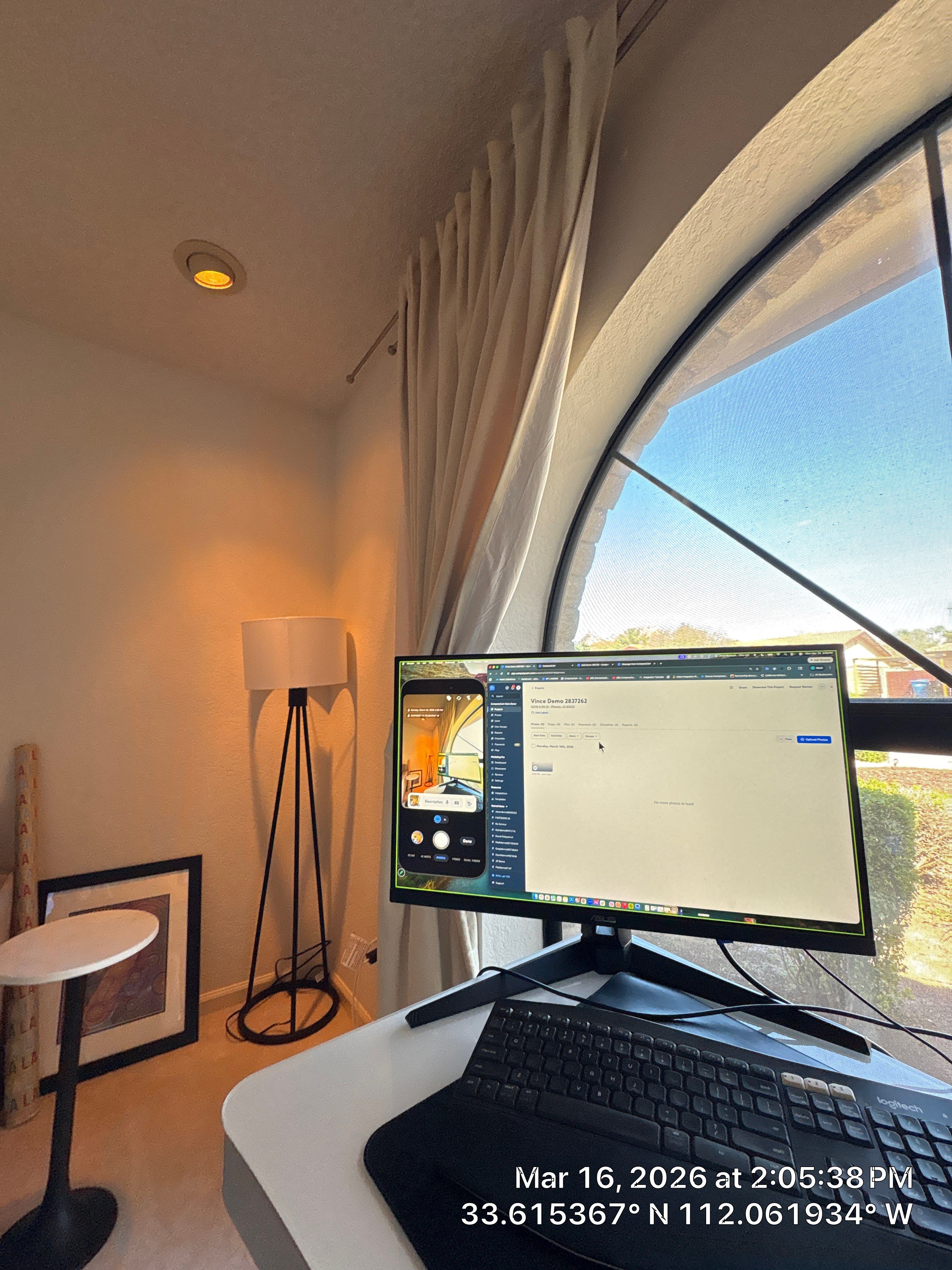 Home Office Setup and Living Area Refresh in Phoenix by CompanyCam Sales Demo