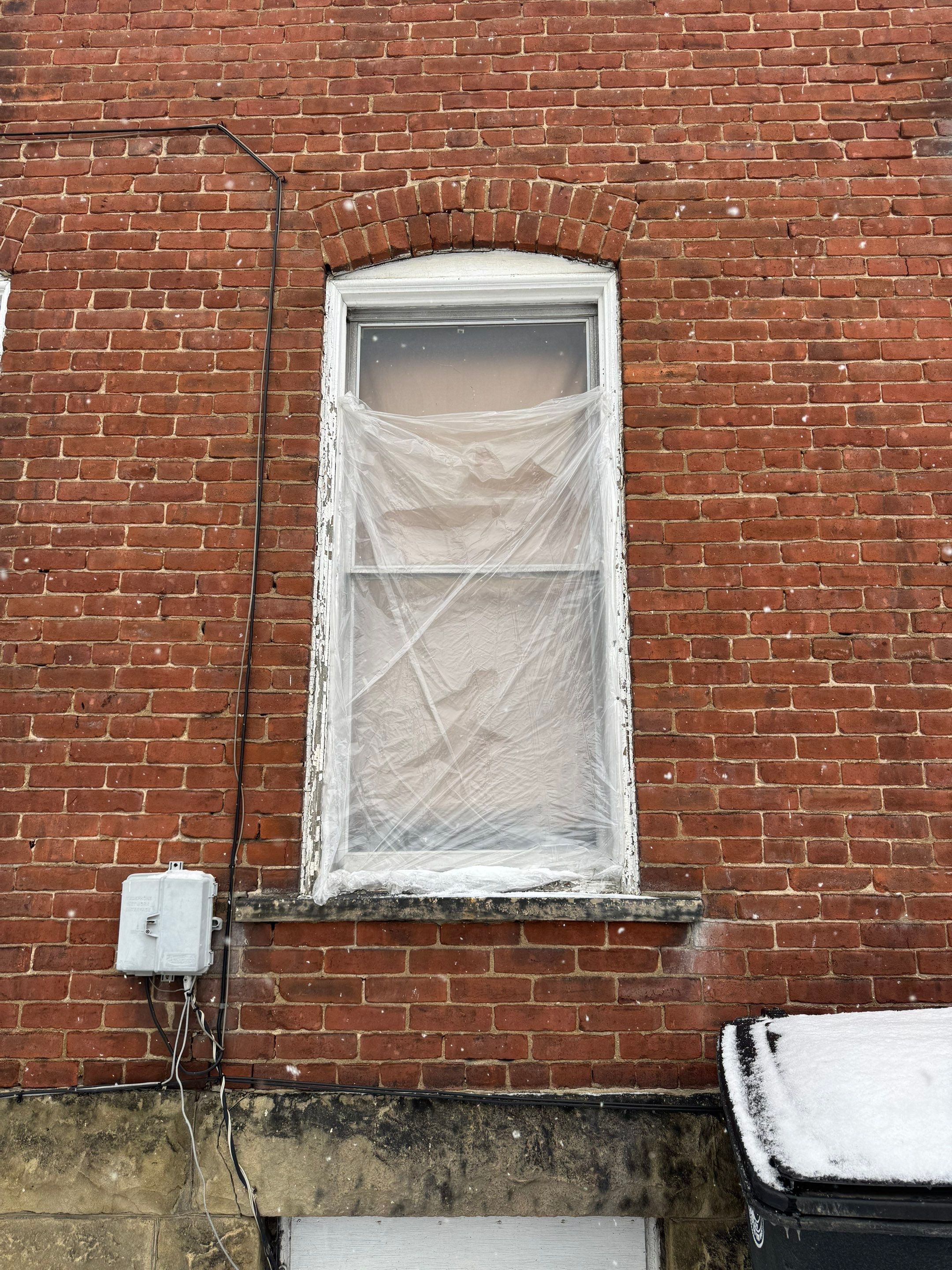 Red Brick House Window Replacement in Steubenville by Ohio State Windows