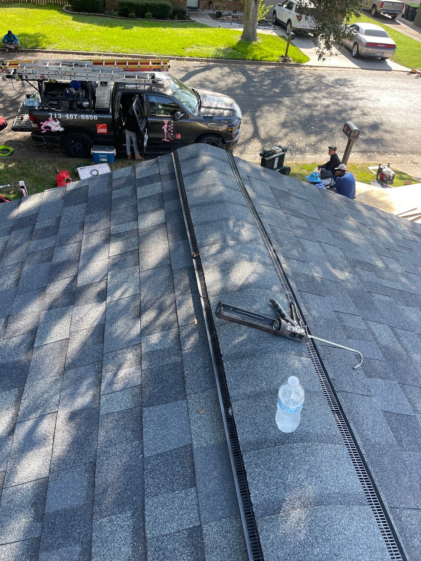 Residential Roofing Installation using Owen's Corning Duration (Lifetime) Shingles by Roof Repair Company