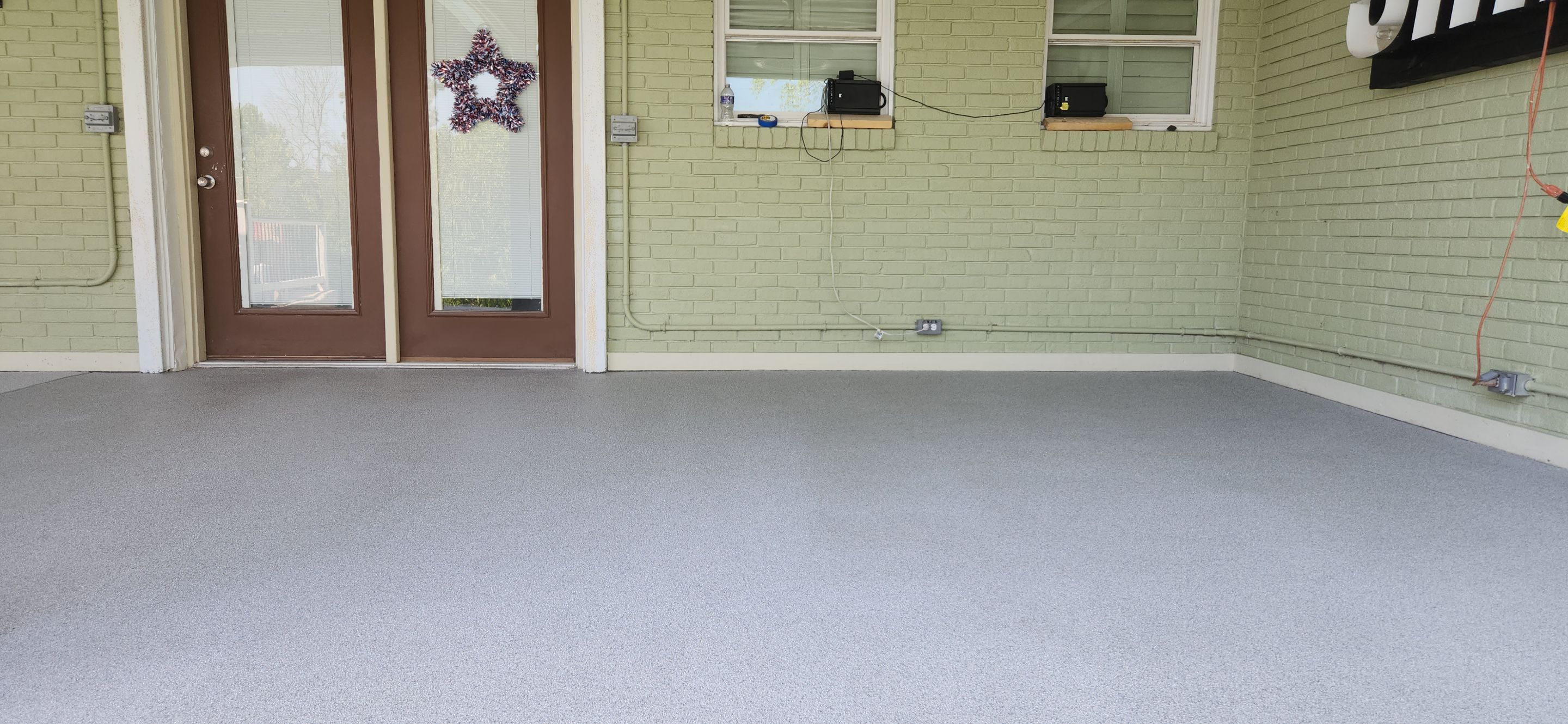 Patio using Solstice by Elite Floor Solutions
