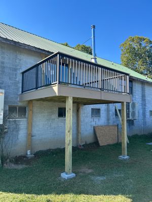 Elevated Composite Deck in Ronceverte by Walnut Hollow Decks & Outdoor Living