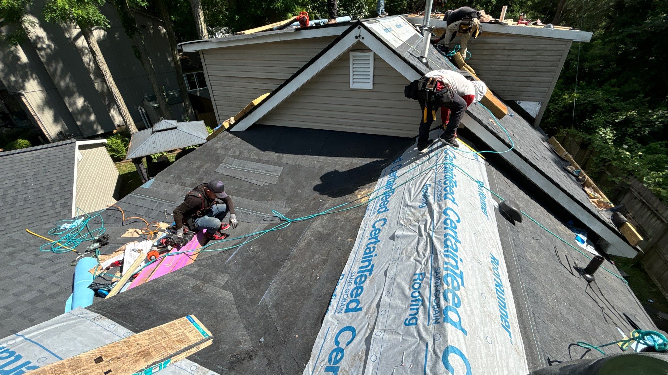 Roof Replacement using CertainTeed Landmark by 180 Contractors
