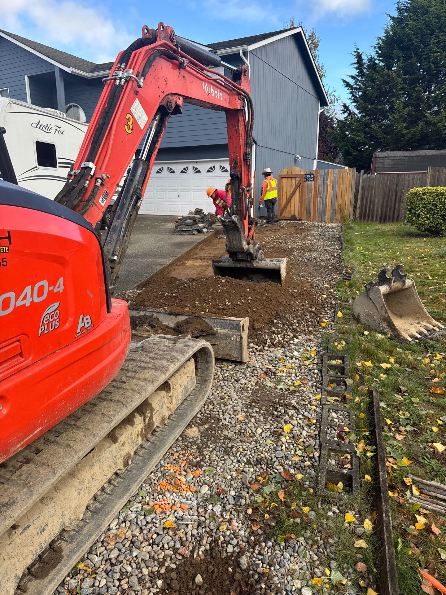 Custom Aggregate Walkway | Marysville  by Jireh Asphalt & Concrete Inc 