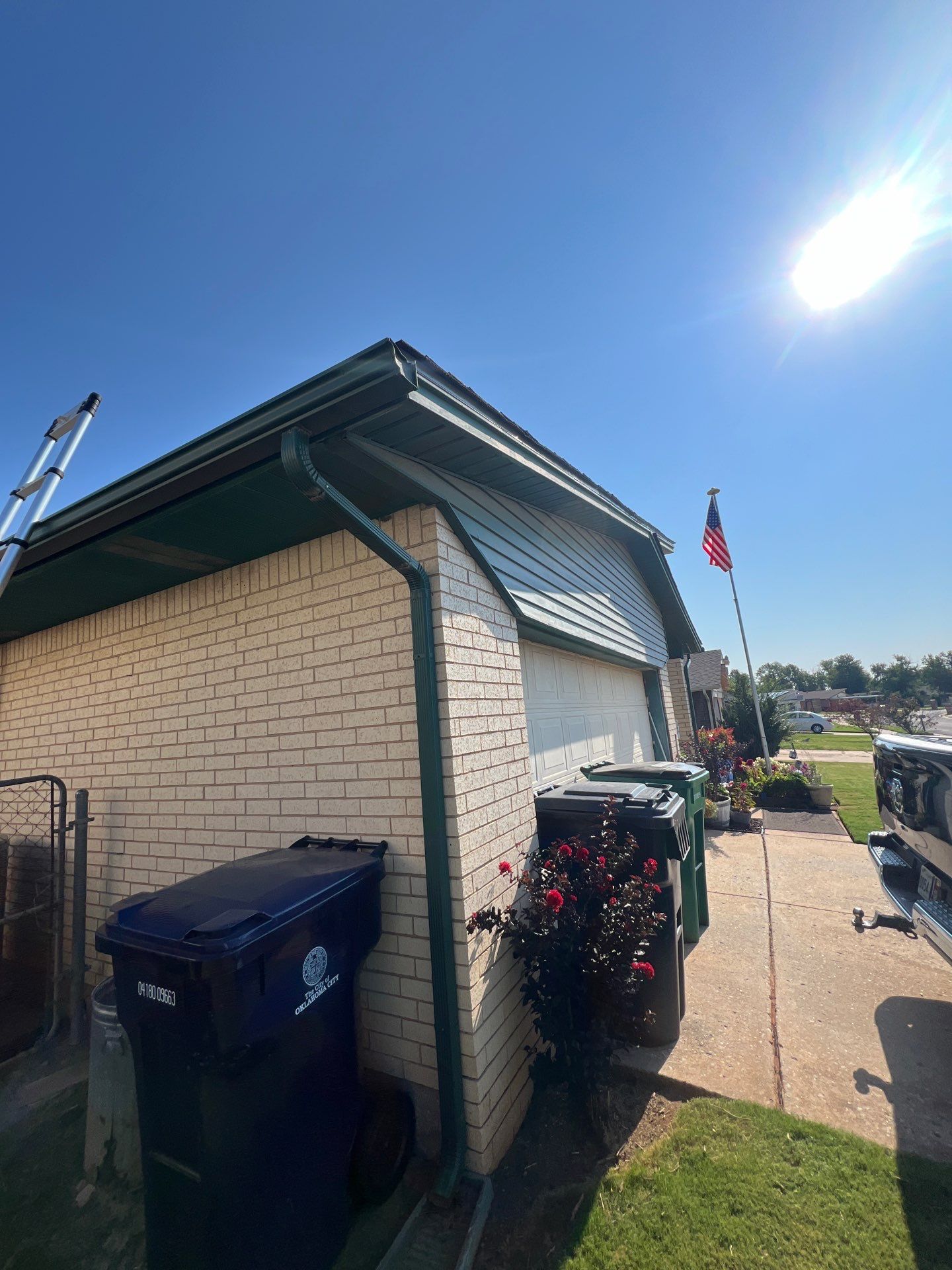 Roof Replacement and Gutter Installation in Oklahoma City, OK by McCann's Roofing and Construction