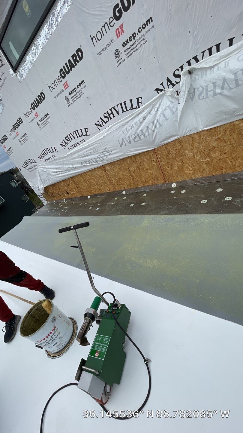 Residential Roofing Installation using TPO by Undersun Roofing 