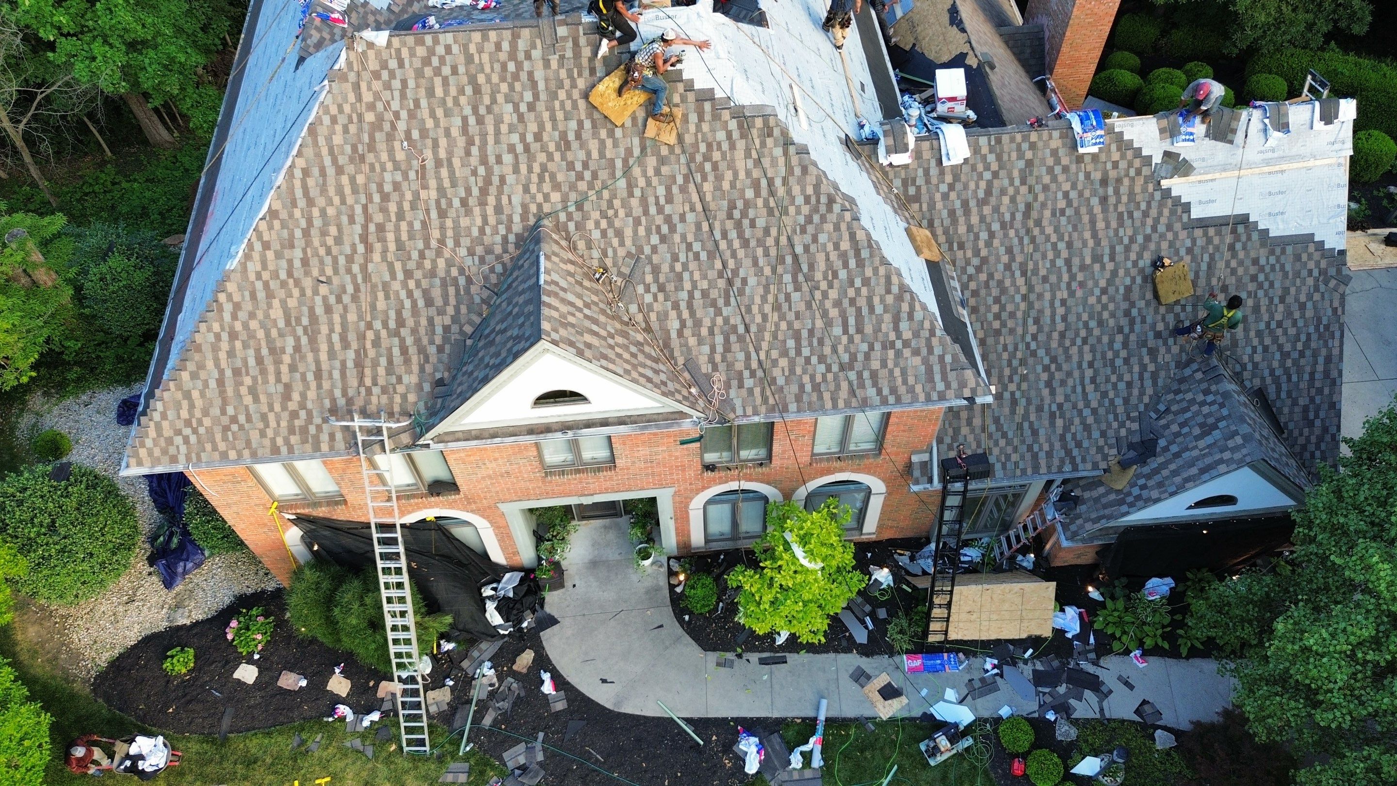 Residential Roofing Installation using Timberline HDZ Shingles - Cedar Falls by RoofX 