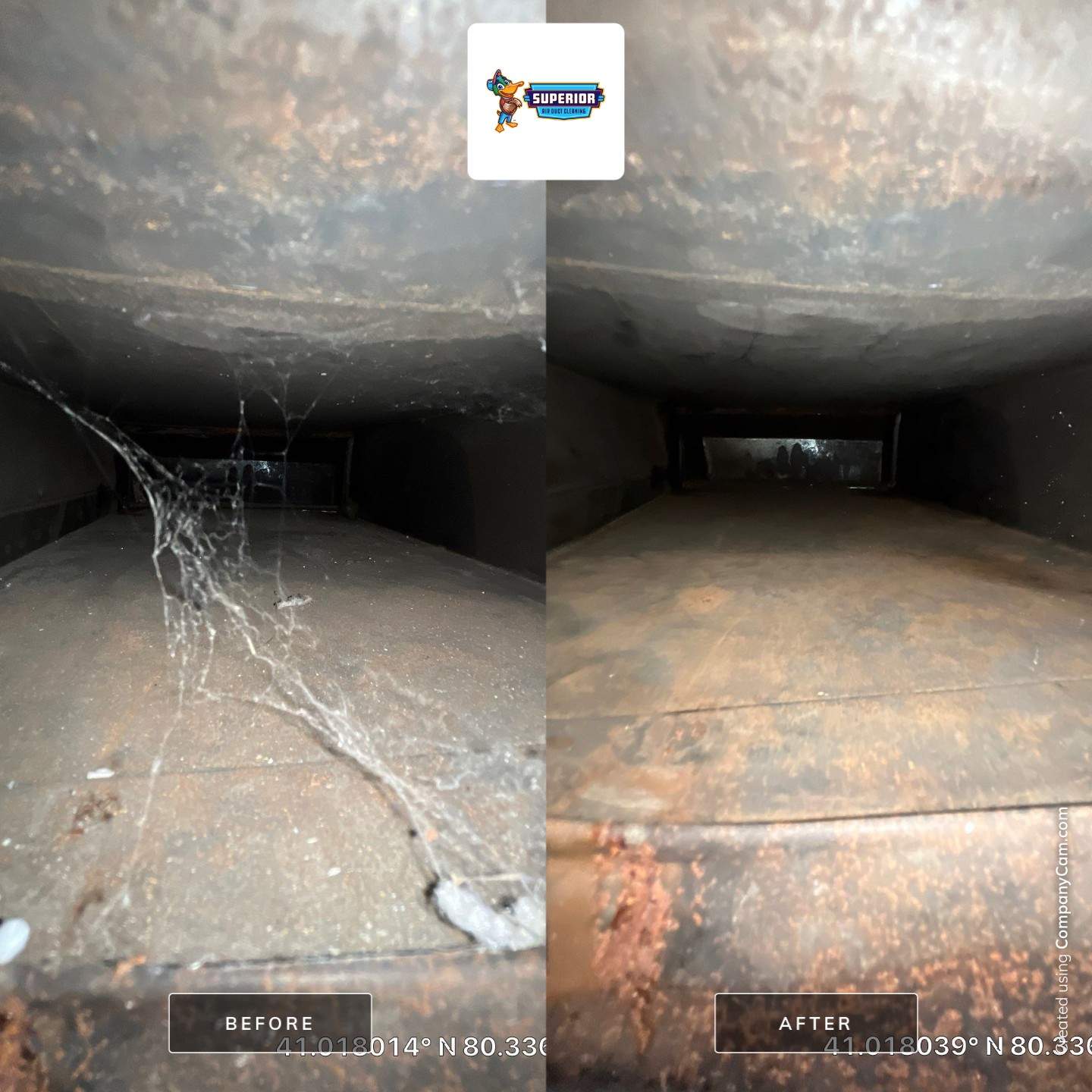 Air Duct Cleaning With a Vacuum Truck in New Castle, PA by Superior Air Duct Cleaning