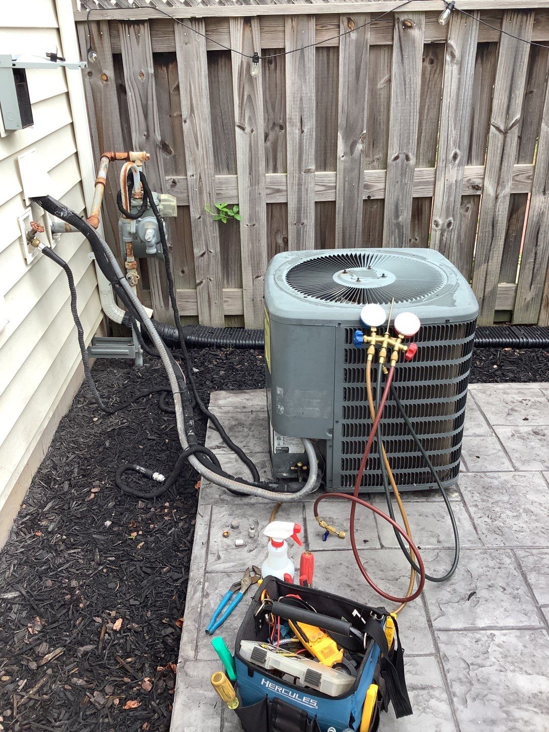 Trane 16 seer AC & 2 stage Gas furnace using Trane by Pro Sky Services