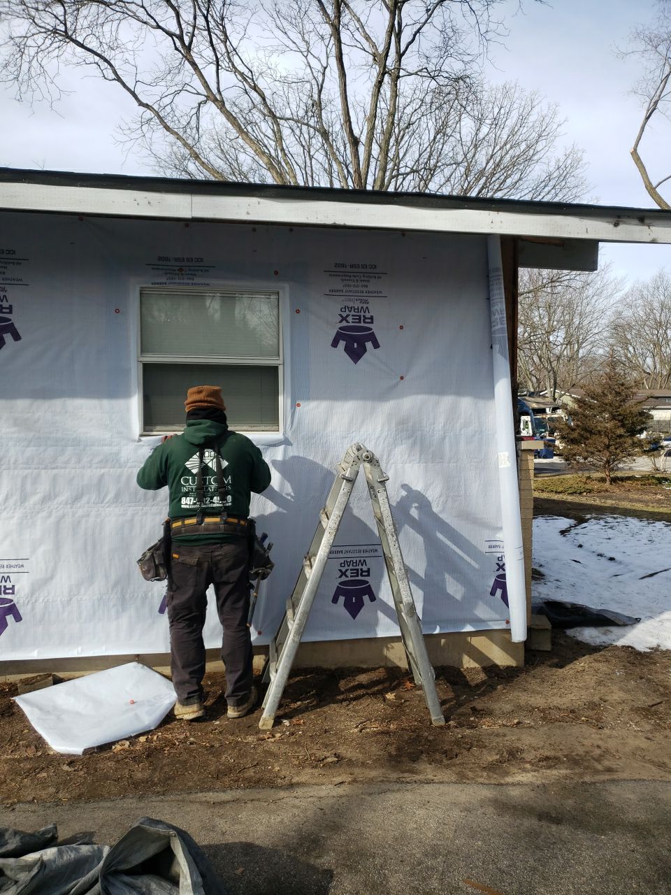 James Hardie Siding Installation, Shingle Roof Replacement & Window Replacement by Custom Installations