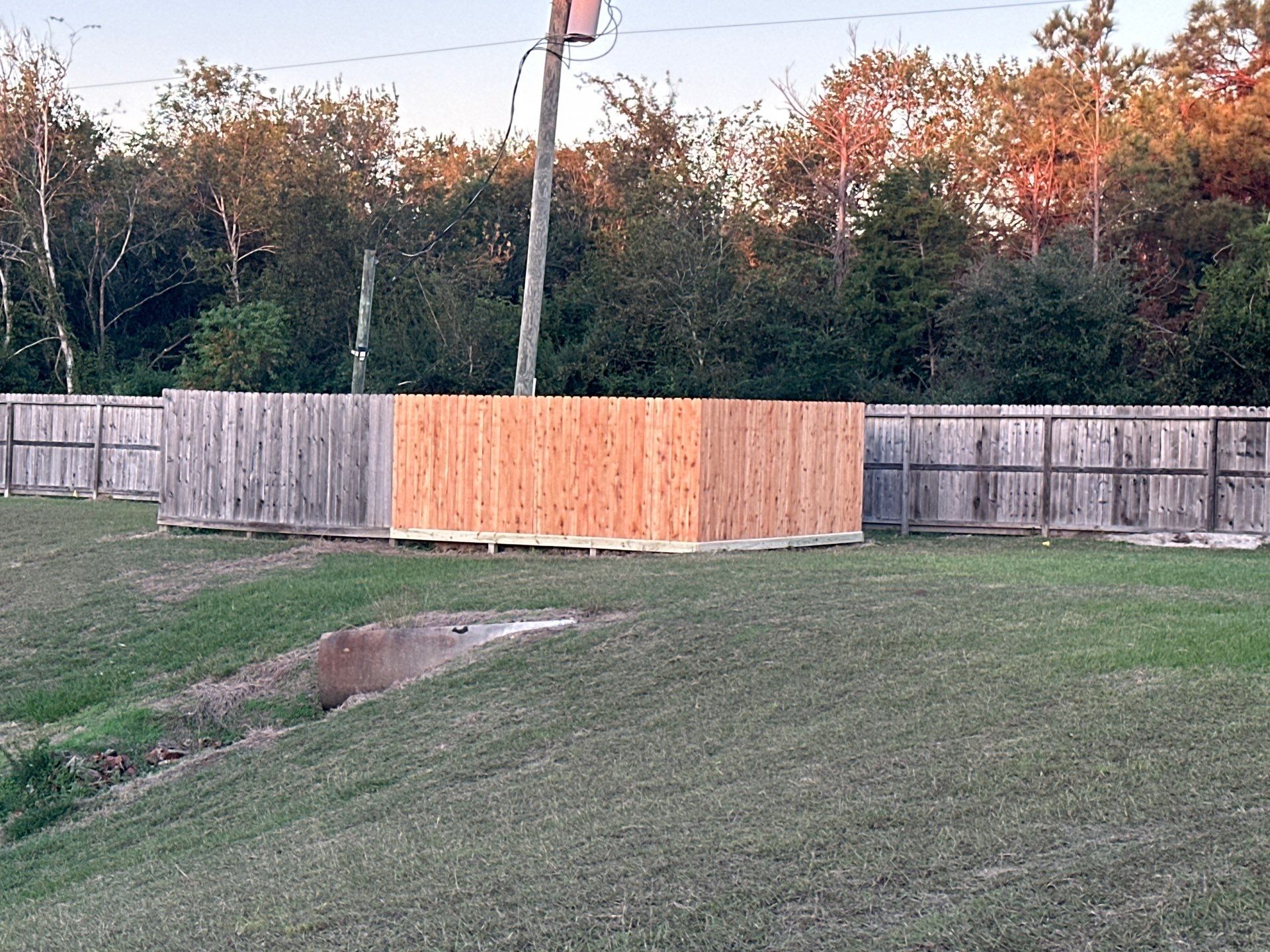 Premium Commercial Fence Installation with Western Red Cedar Pickets, 3 Rails, and Deluxe Wood Gates" by Tim's Fences