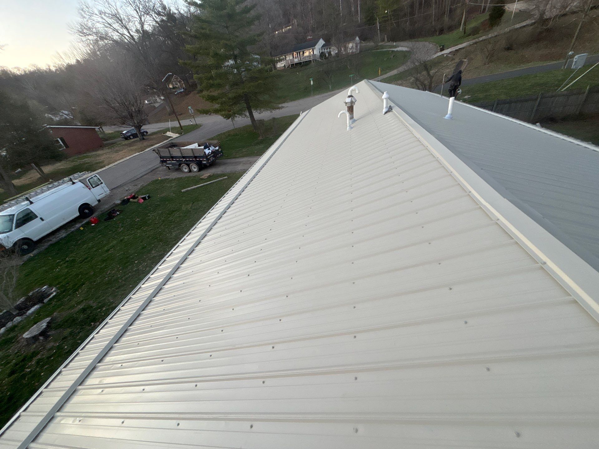 Residential Roofing Installation using Metal by Rainstoppers Roofing