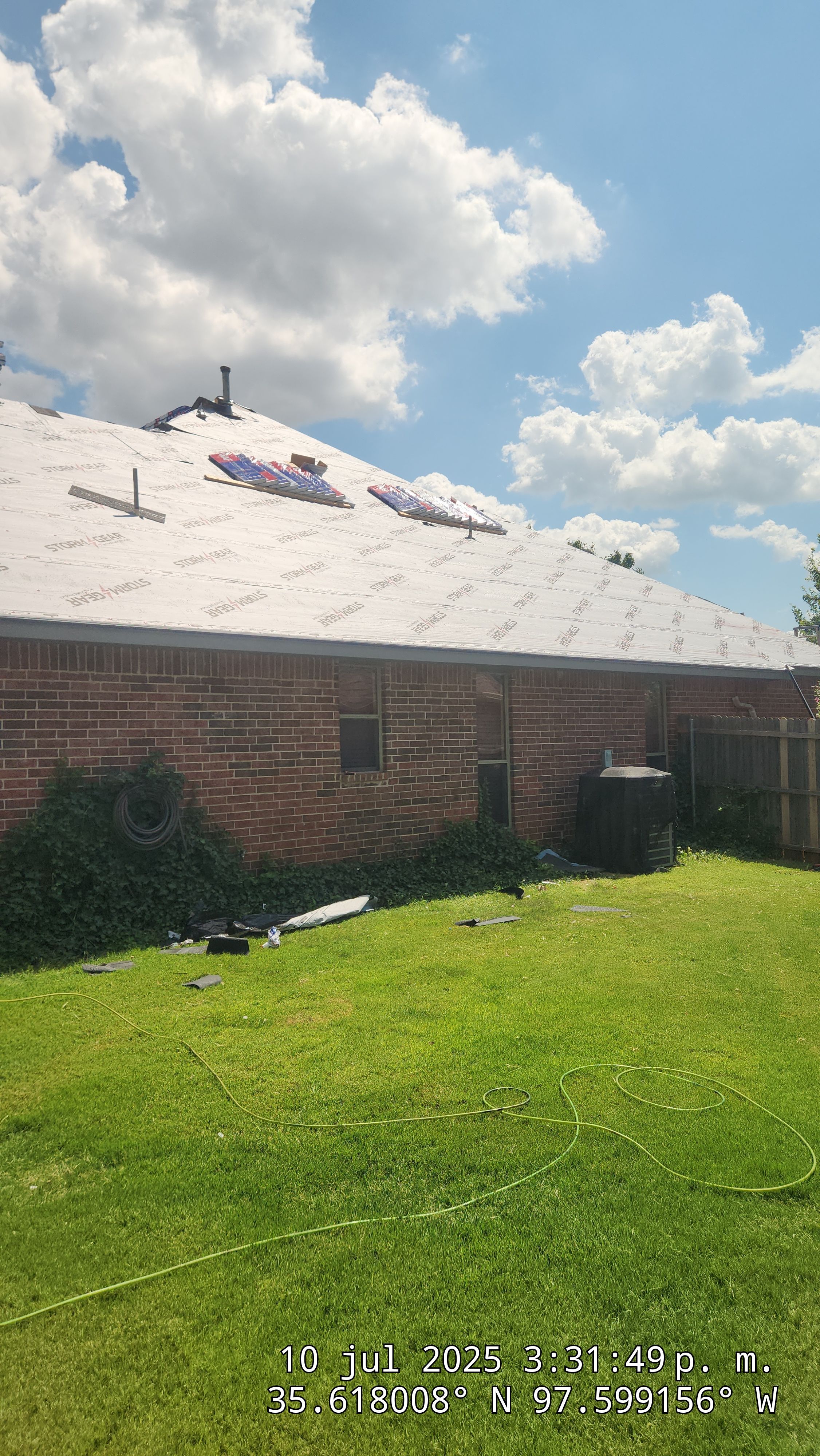 Residential Roofing Installation using GAF by Castillo Roofing
