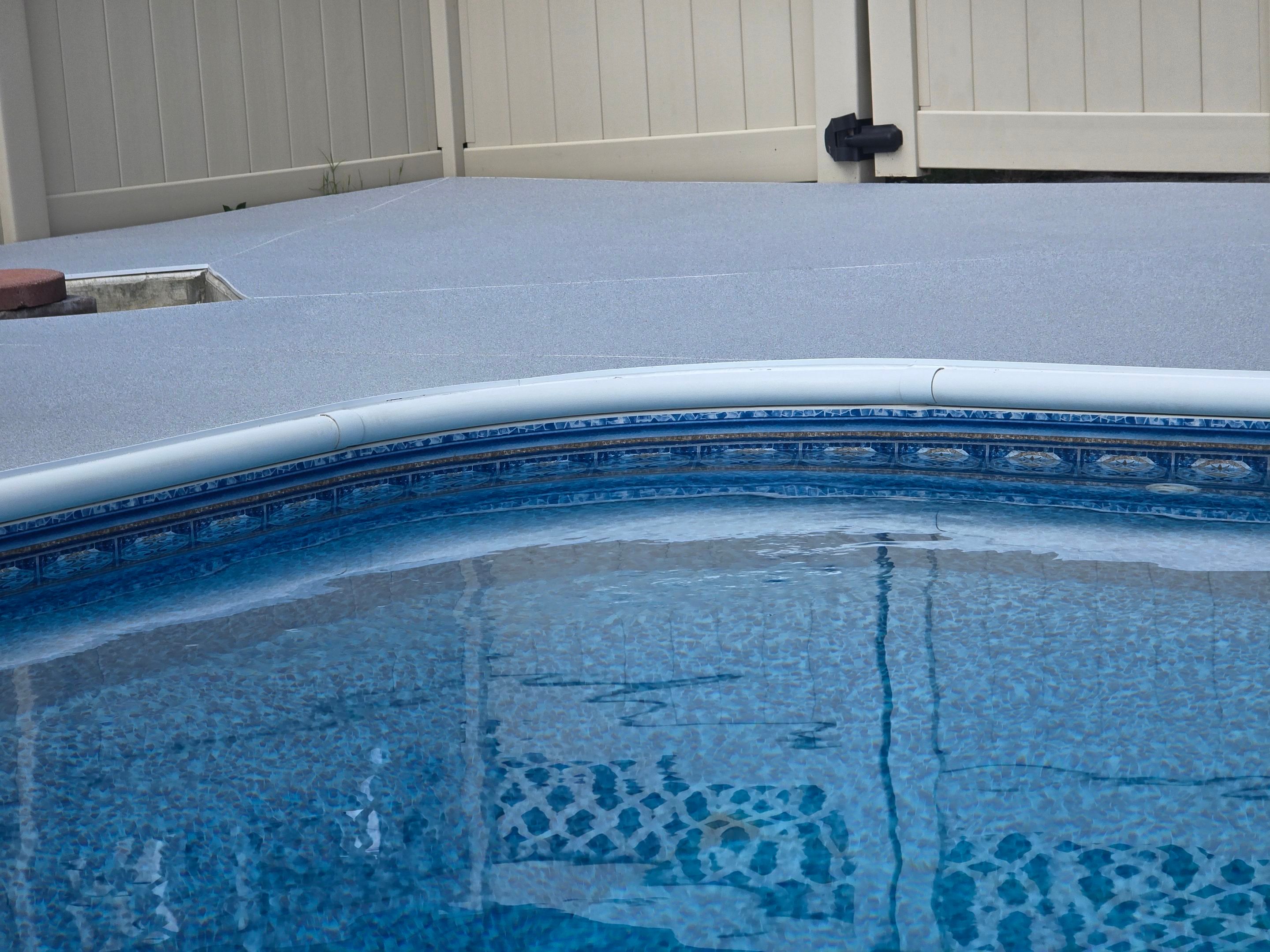 Pool Deck using Icicle by Elite Floor Solutions