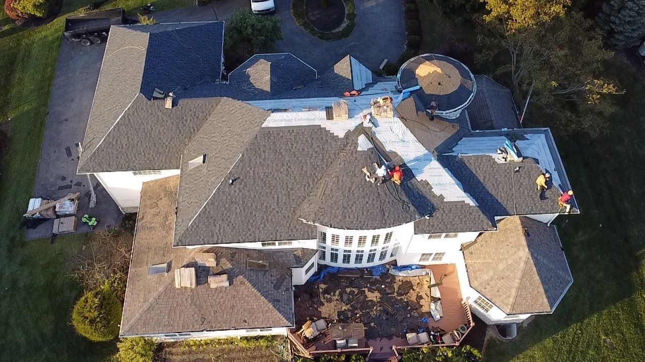 Residential Roofing Installation using Certainteed Landmark Pro Shingles by Best Exteriors Inc