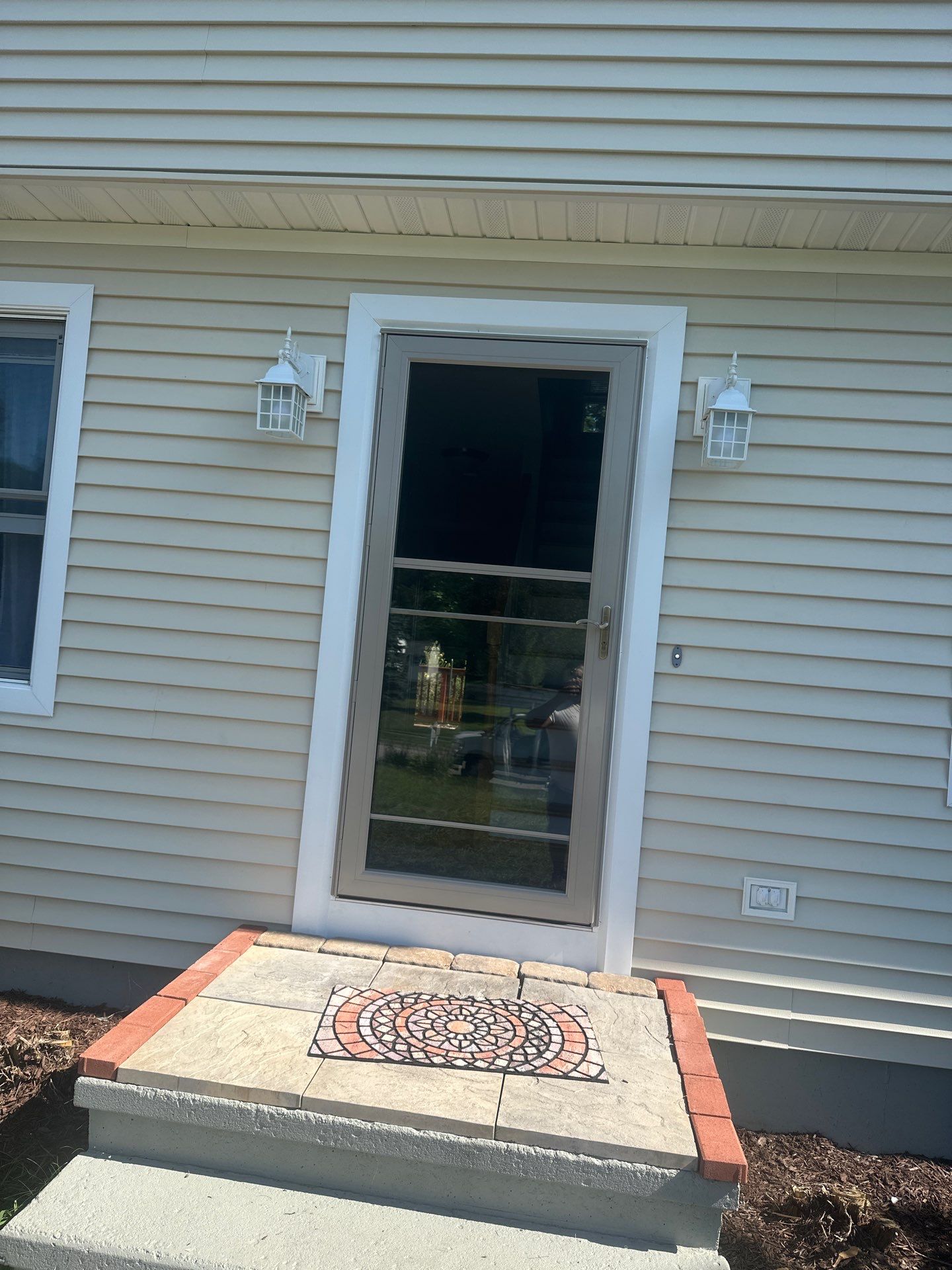 Siding Installation using CertainTeed Monogram Vinyl Siding - D4 - Desert Tan by A Plus Exterior