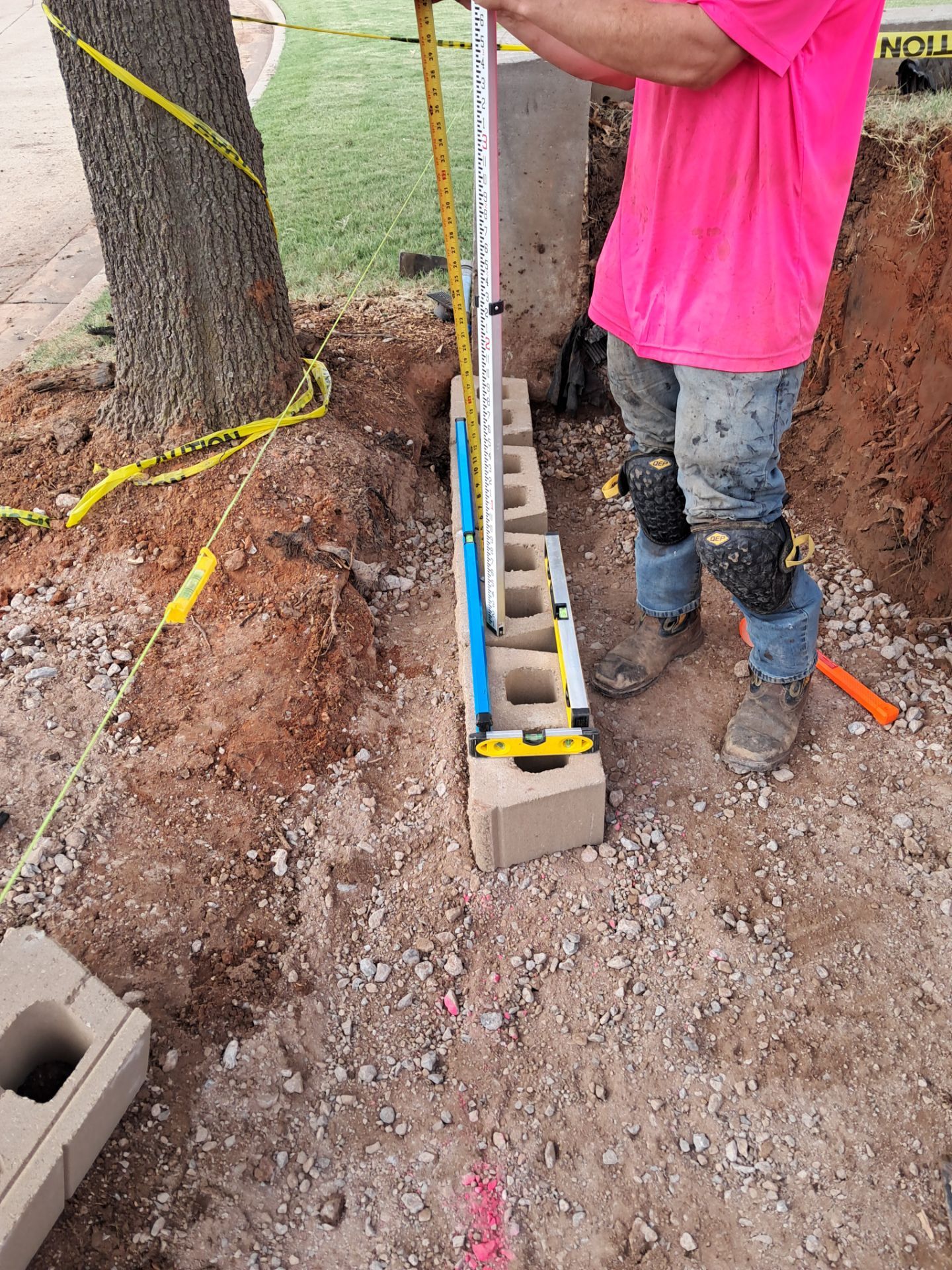 Retaining Wall by Clays Services Inc